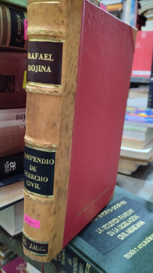 COMPENDIO DE DERECHO CIVIL POR RAFAEL ROJINA LIBRO USADO DERECHO ALDAMA