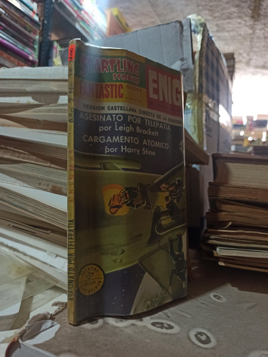 STARLING STORIES ASESINATO POR TELEPATIA Y CARGAMENTO ATOMICO POR LEIGH BRACKETT Y HARRY STINE USADO ANTIGUOS ALDAMA