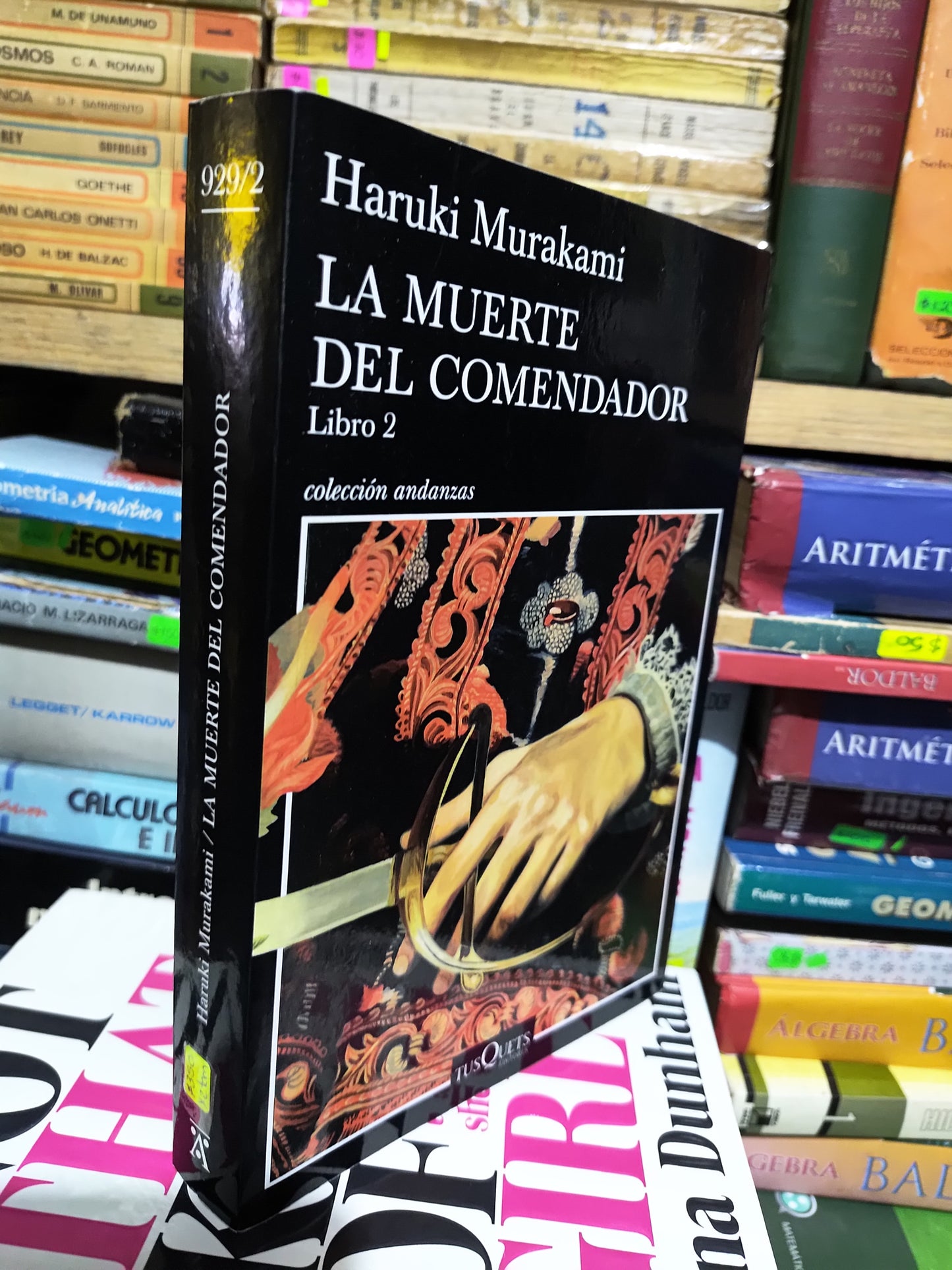 LA MUERTE DEL COMENDADOR POR POR HARUKI MURAKAMI USADO NOVELAS JUAREZ 507 2 TOMOS POR $350