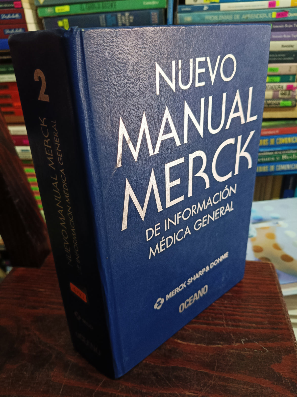 NUEVO MANUAL MERCK DE INFORMACION MEDICA GENERAL MERCK SHARP & DOHME USADO SALUD LITERARIO 305