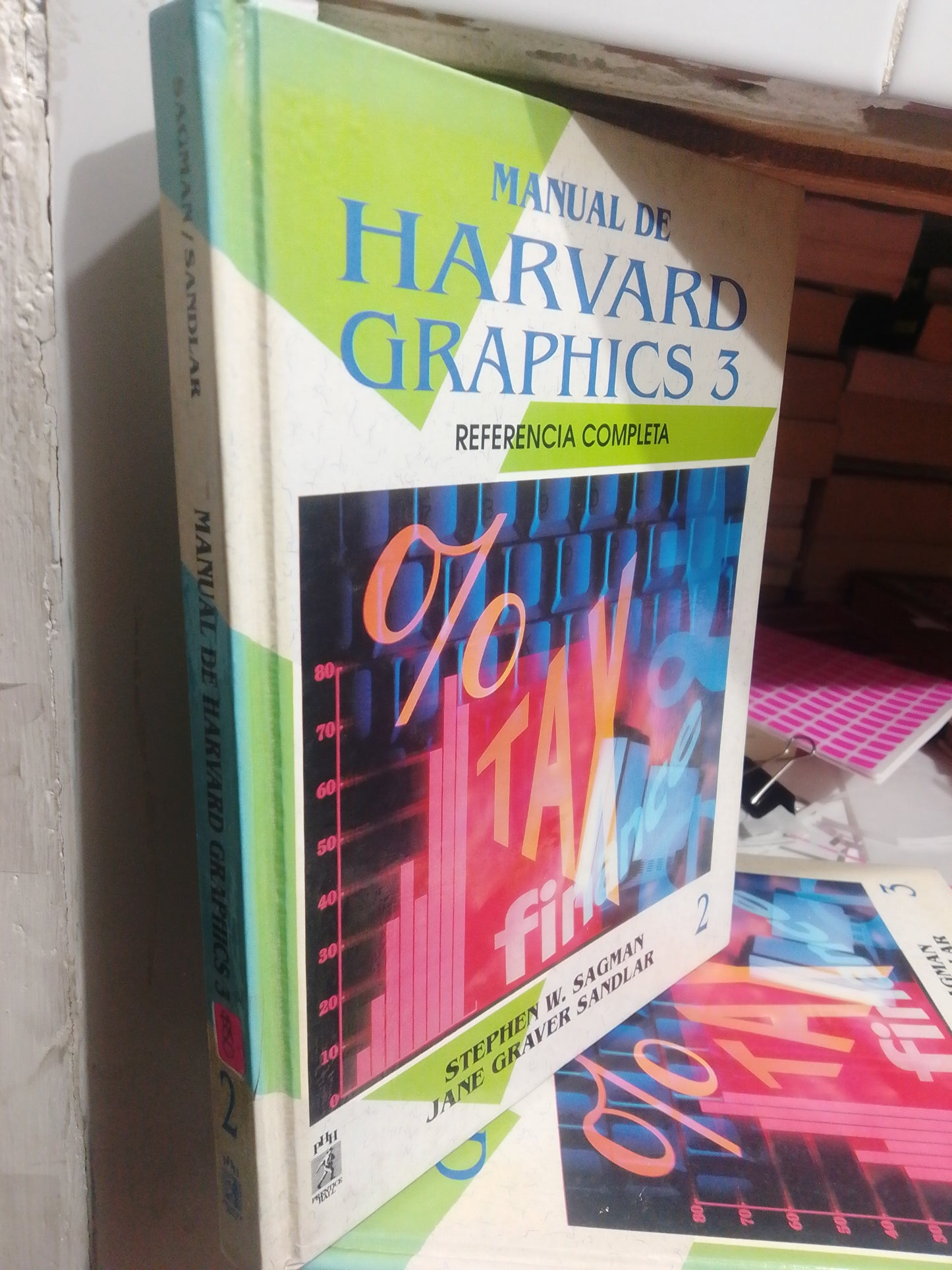 MANUAL DE HARVARD GRAPHICS 3 REFERENCIA COMPLETA POR STEPHEN W. SAGMAN USADO COMPUTACION JUAREZ