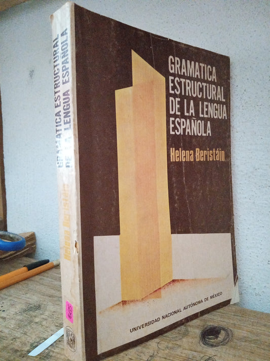 GRAMATICA ESTRUCTURAL DE LA LENGUA ESPAÑOLA HELENA BERISTAN USADO EDUCACIÓN LITERARIO 305