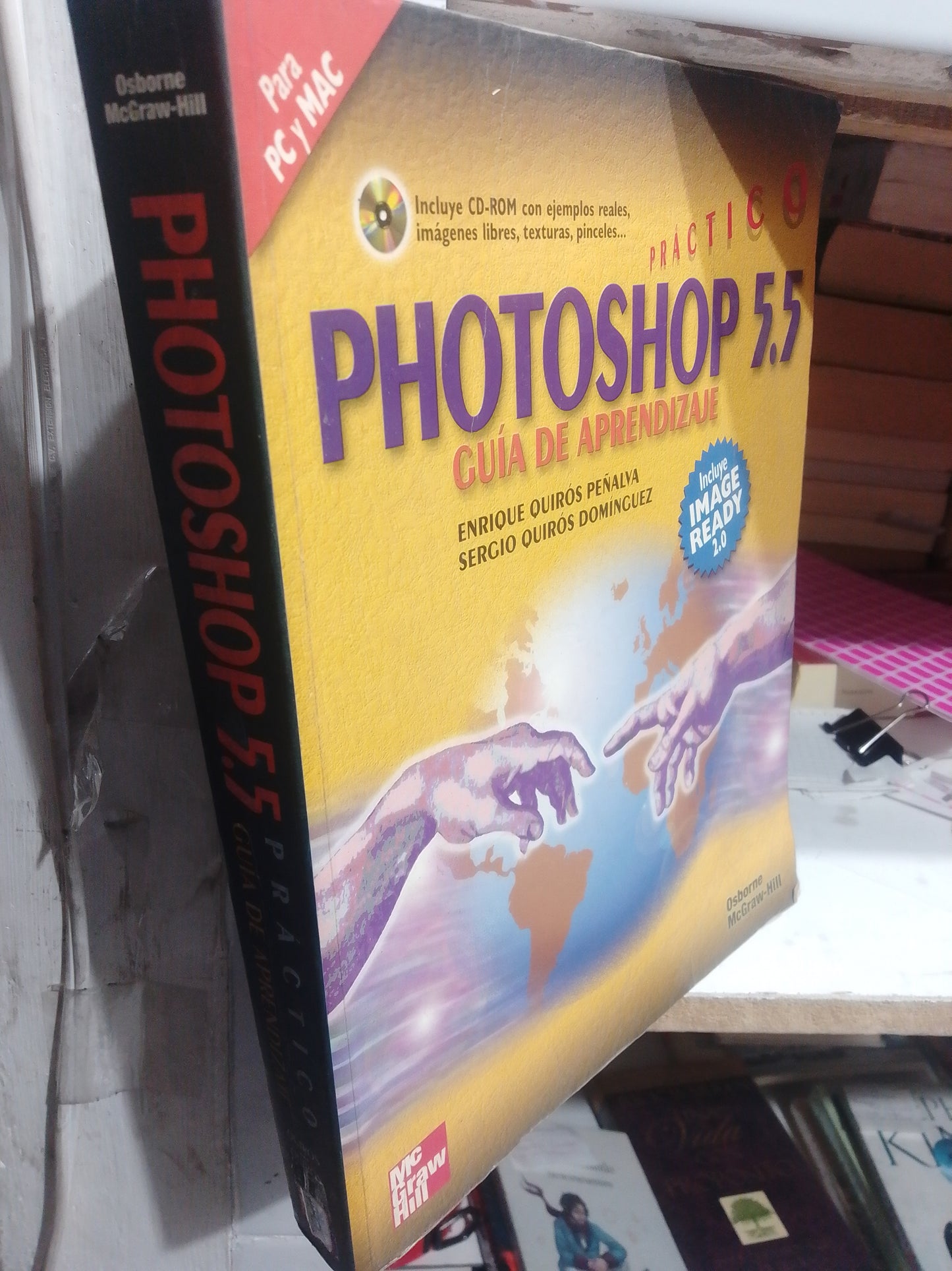 PHOTOSHOP 5.5 GUIA DE APRENDIZAJE POR ENRIQUE QUIROS PEÑALVA USADO COMPUTACION JUAREZ