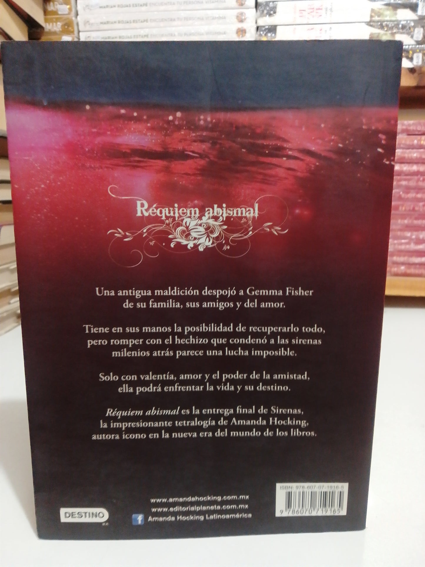 SIRENAS REQUIEM ABISMAL POR AMANDA HOCKING USADO NOVELA JUAREZ