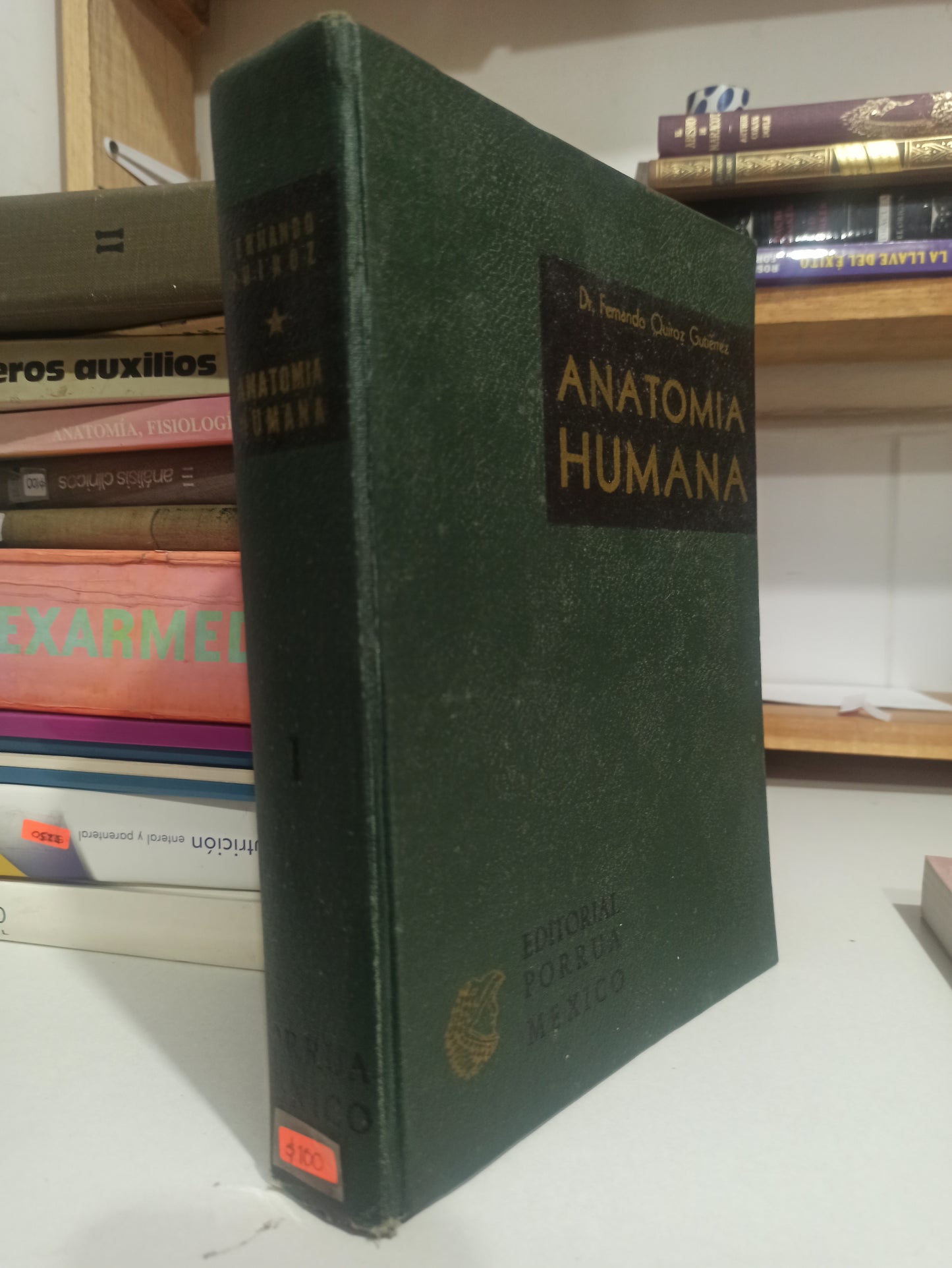 ANATOMIA HUMANA POR FERNANDO QUIROZ GUTIERREZ USADO SALUD JUÁREZ