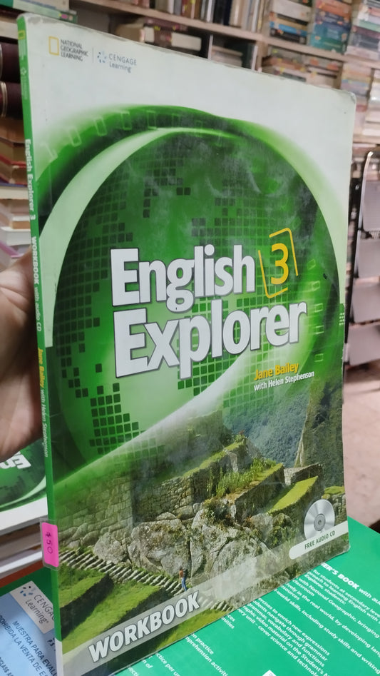 ENGLISH EXPLORER 3 WORKBOOK WITH AUDIO CD POR JANE BAILEY LIBRO USADO IDIOMAS ALDAMA