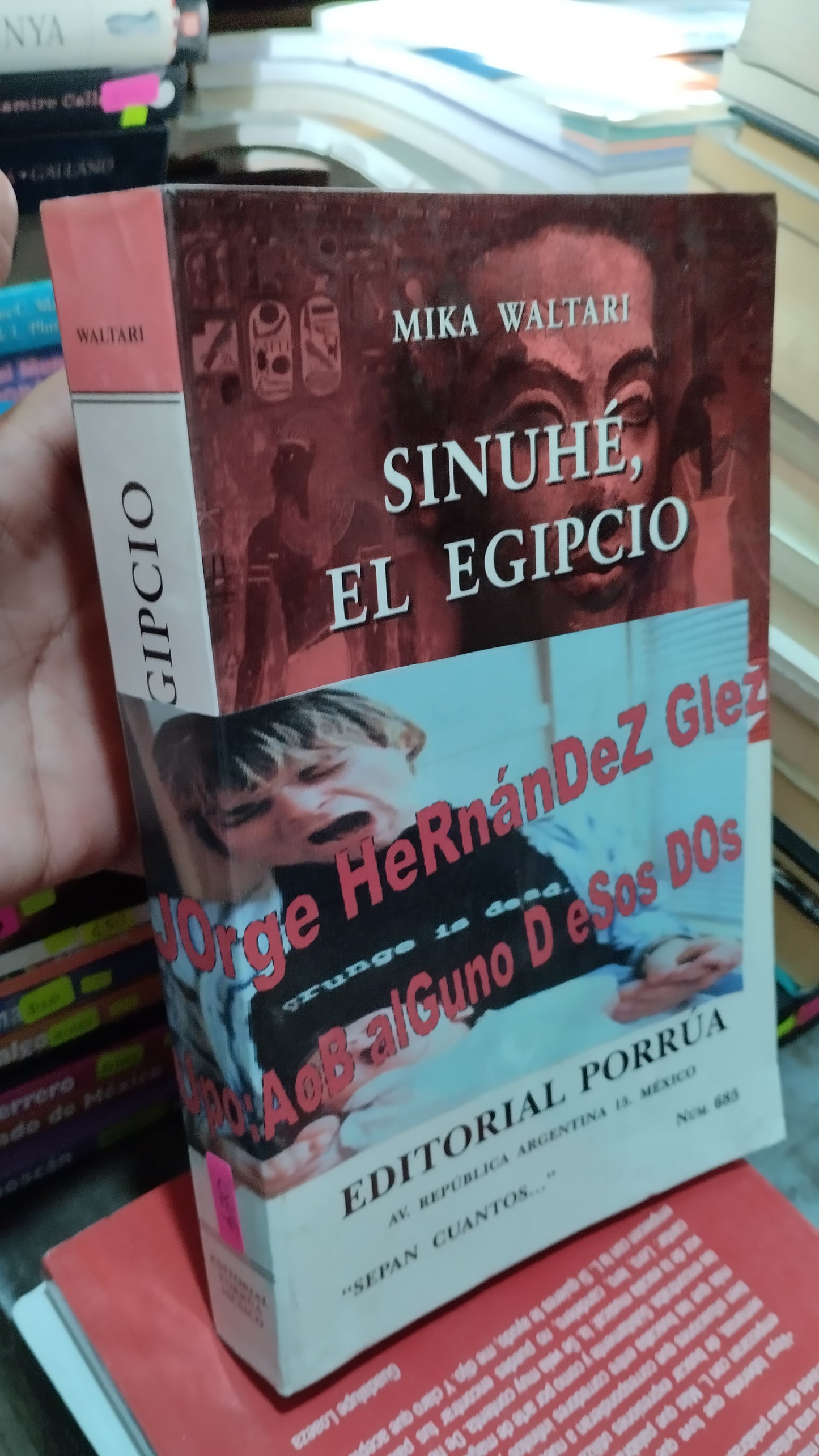 SINUHE EL EGIPCIO POR MIKA WALTARI LIBRO USADO NOVELAS ALDAMA