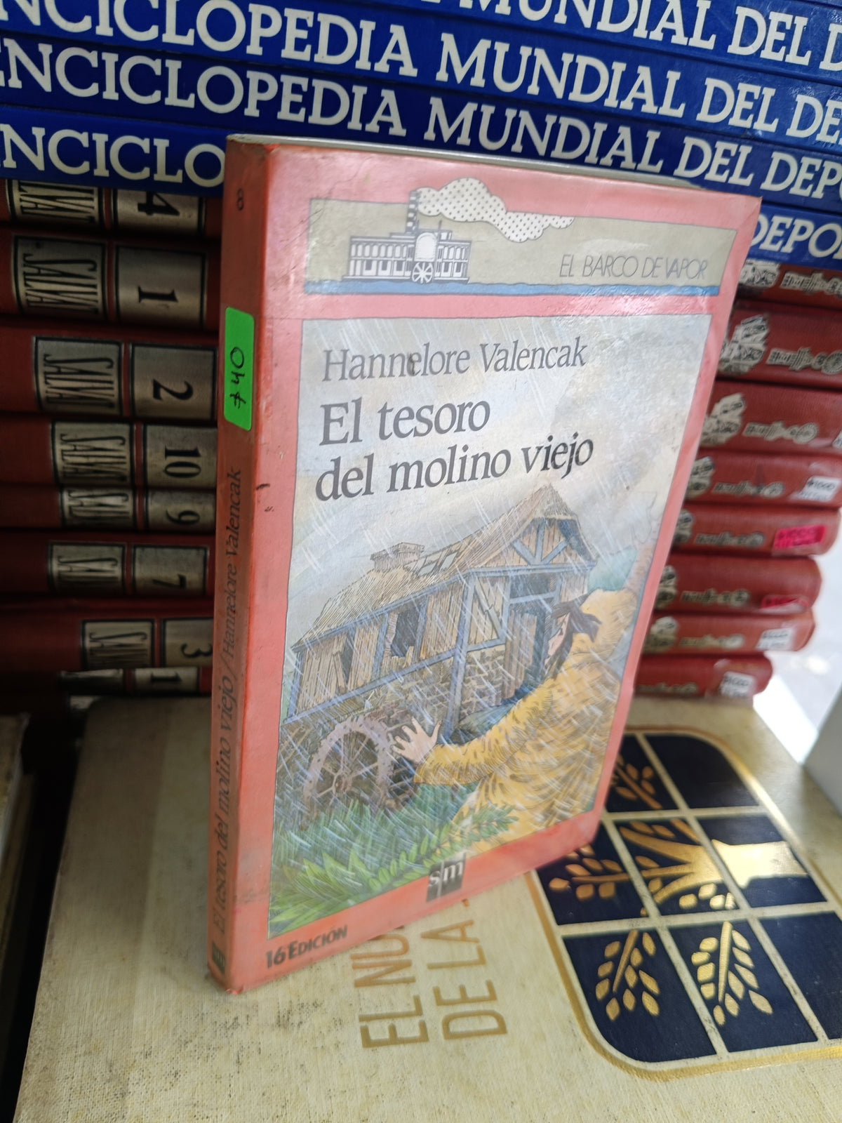 EL TESORO DEL MOLINO VIEJO POR HANNELORE VALENCAK USADO NOVELA JUAREZ 515