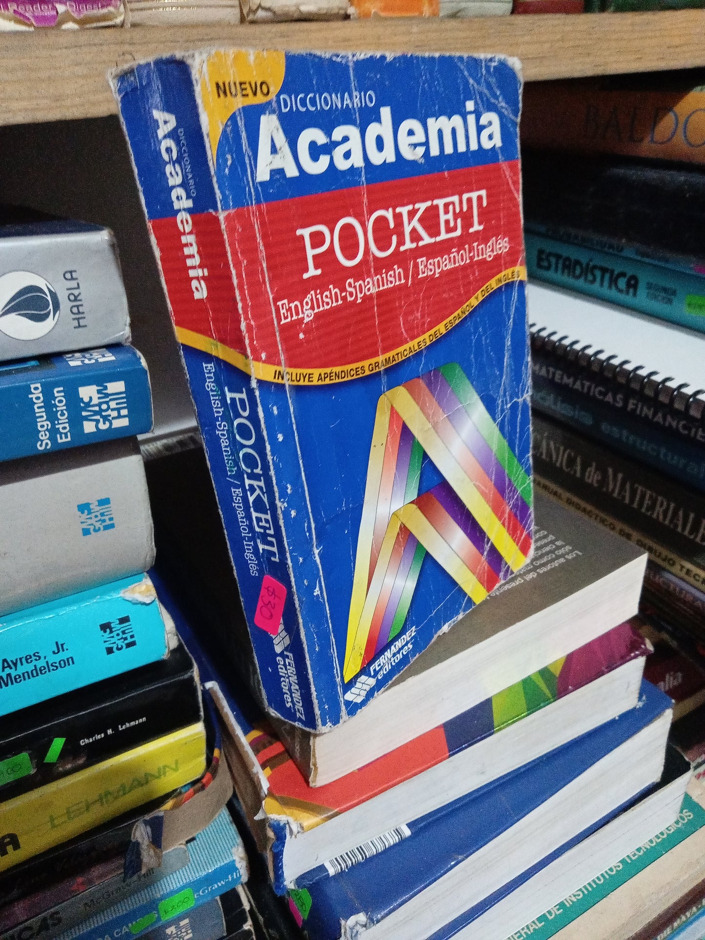 ACADEMIA POCKET ENGLISH SPANISH USADO EDUCACION JUAREZ