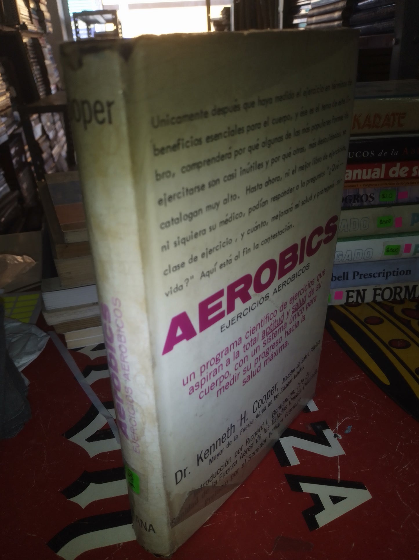 AEROBICS POR DR KENNETH H COOPER USADO DEPORTES LITERARIO 207