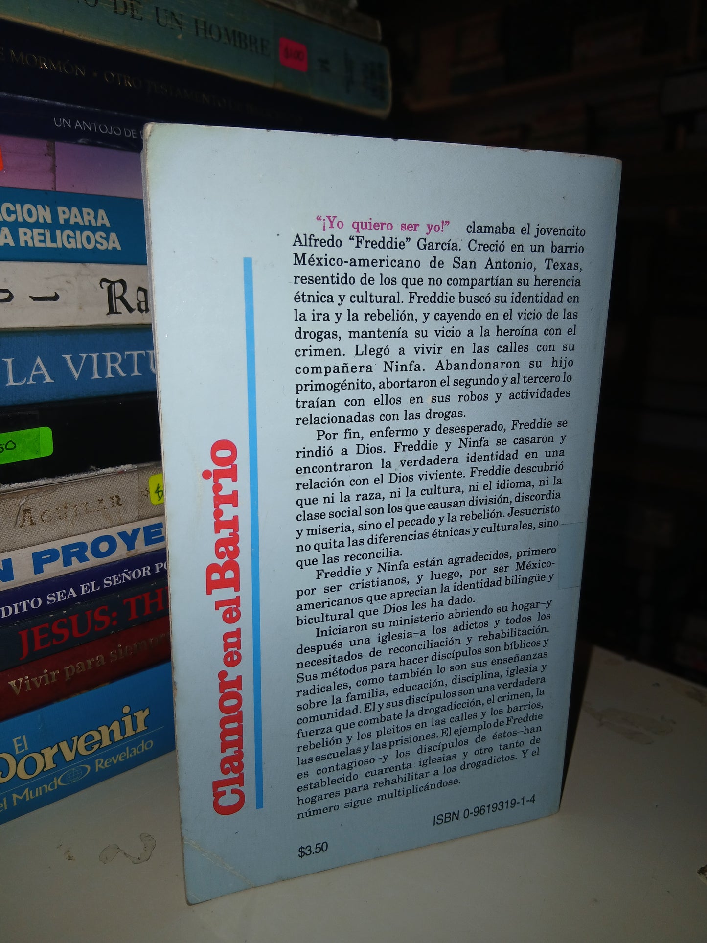 CLAMOR EN EL BARRIO POR FREDDIE Y NINFA GARCÍA USADO RELIGIÓN LITERARIO 207