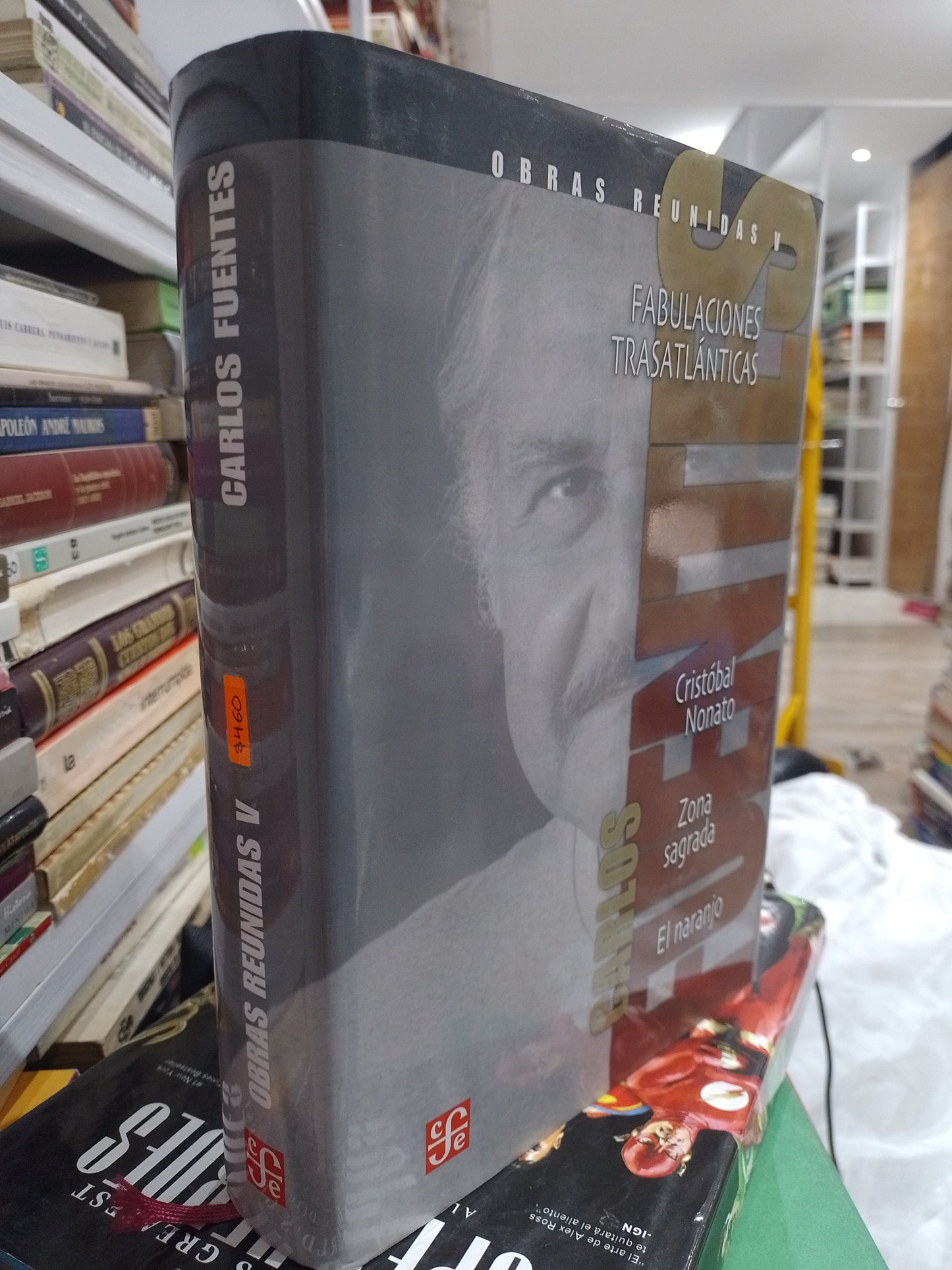 OBRAS REUNIDAS V POR CARLOS FUENTES USADO NOVELA JUAREZ 515