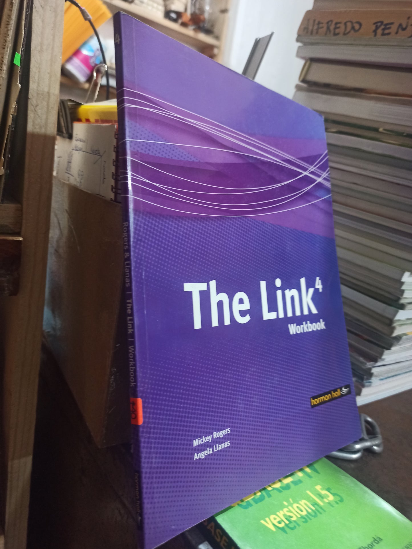 THE LINE 4 WORKBOOK POR MICKEY ROGERS USADO IDIOMAS ALDAM