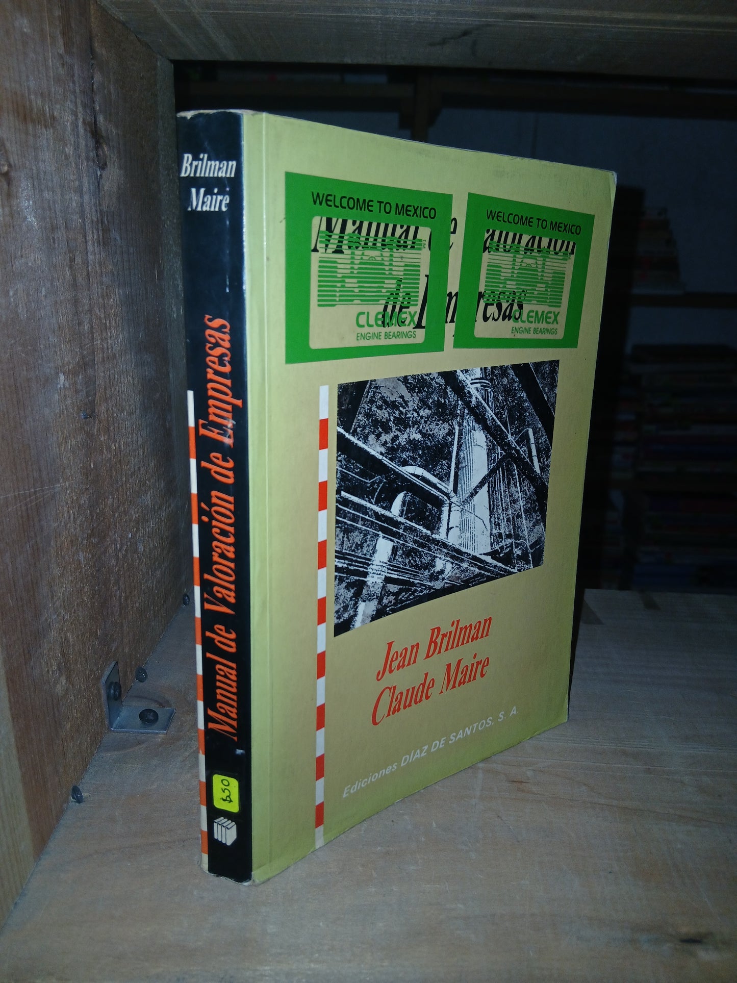 MANUAL DE VALORACIÓN DE EMPRESAS POR JEAN BRILMAN Y CLAUDE MAIRE USADO ADMINISTRACIÓN LITERARIO 207