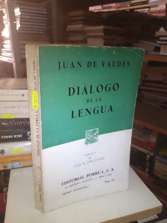 DIÁLOGO DE LA LENGUA POR JUAN DE VALDÉS USADO NOVELA LITERARIO 207