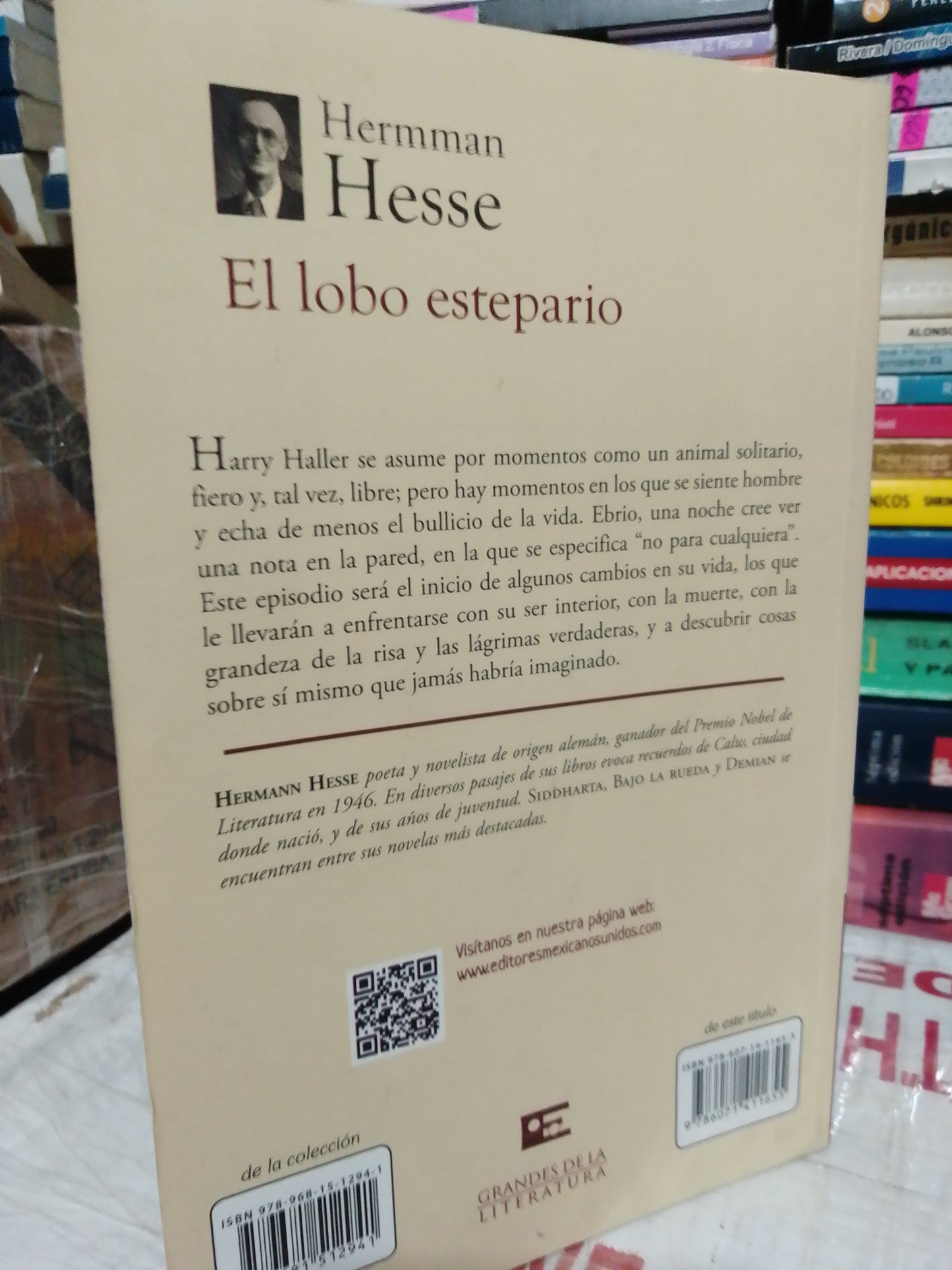EL LOBO ESTEPARIO POR HERMMAN HESSE USADO NOVELA JUÁREZ