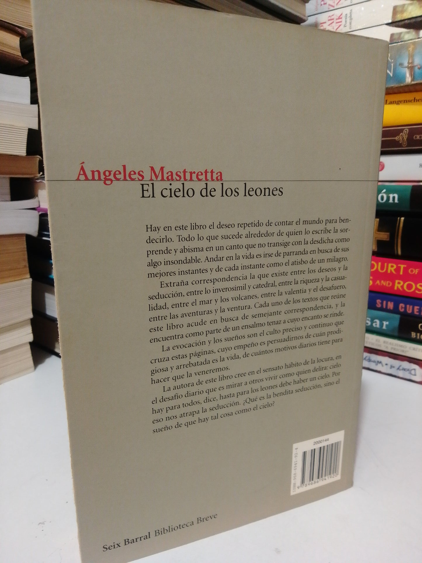 EL CIELO DE LOS LEONES POR ÁNGELES MASTRETTA USADO NOVELA JUÁREZ