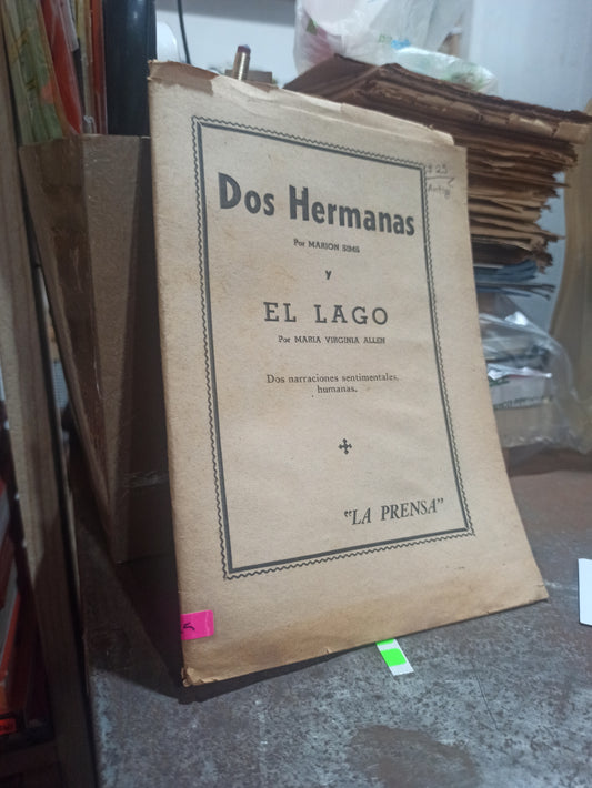 DOS HERMANAS Y EL LAGO POR MARION SIMS USADO ANTIGUOS ALDAMA
