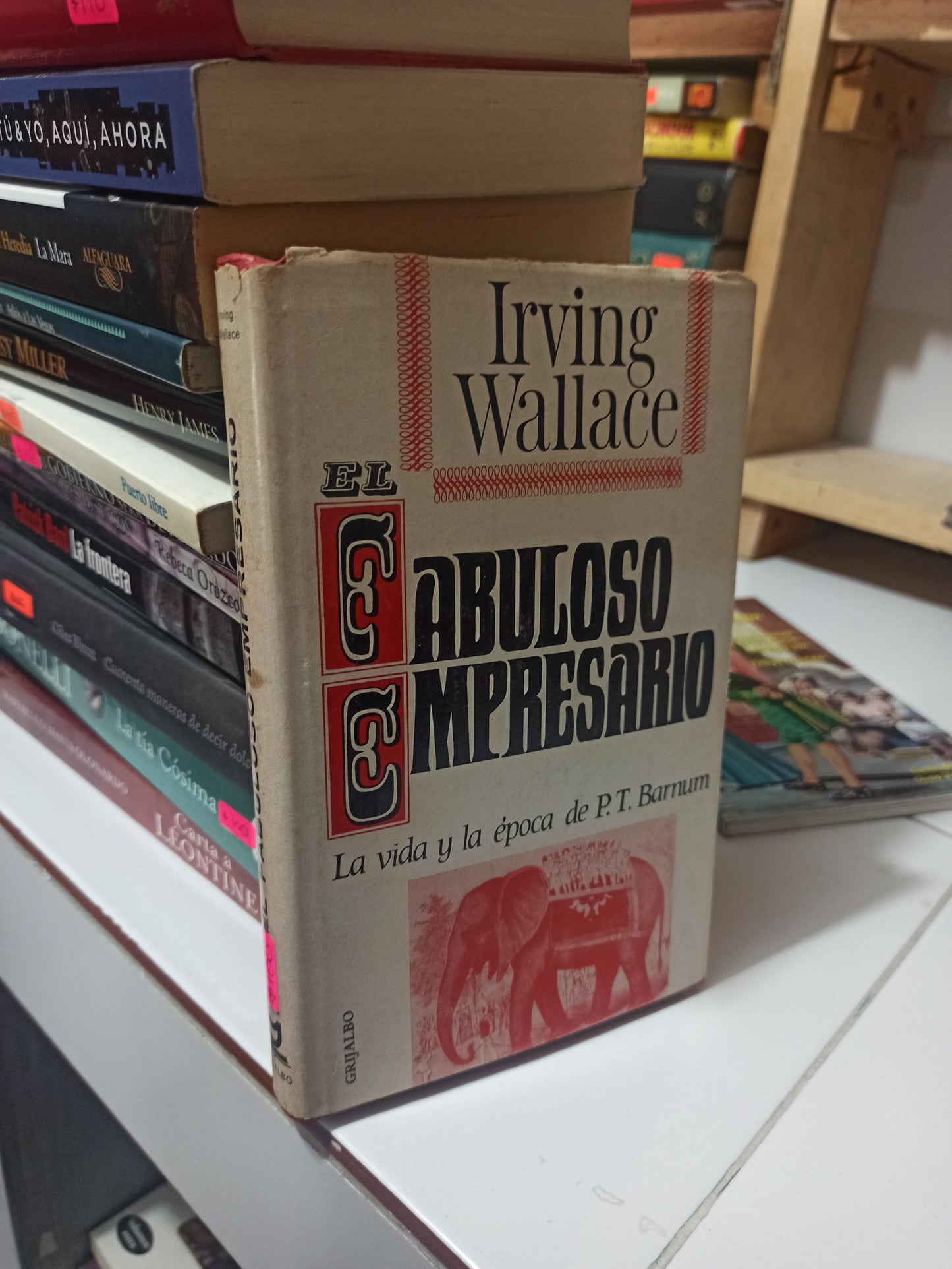 EL FABULOSO EMPRESARIO POR IRVING WALLACE USADO NOVELAS JUÁREZ