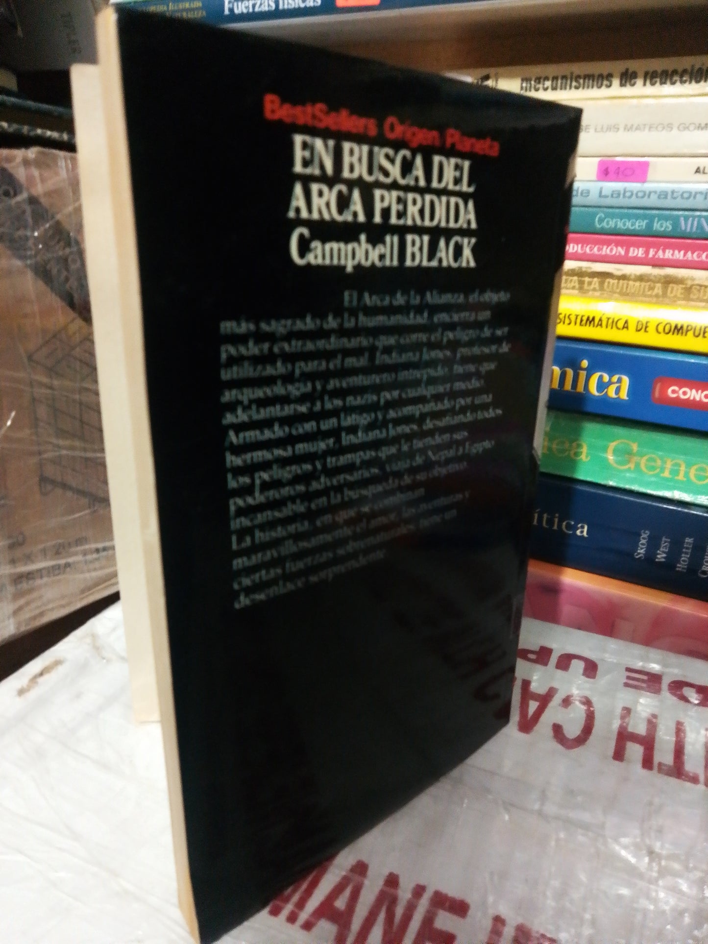 EN BUSCA DEL ARCA PERDIDA #14 POR CAMPBELL BLACK USADO NOVELA JUÁREZ