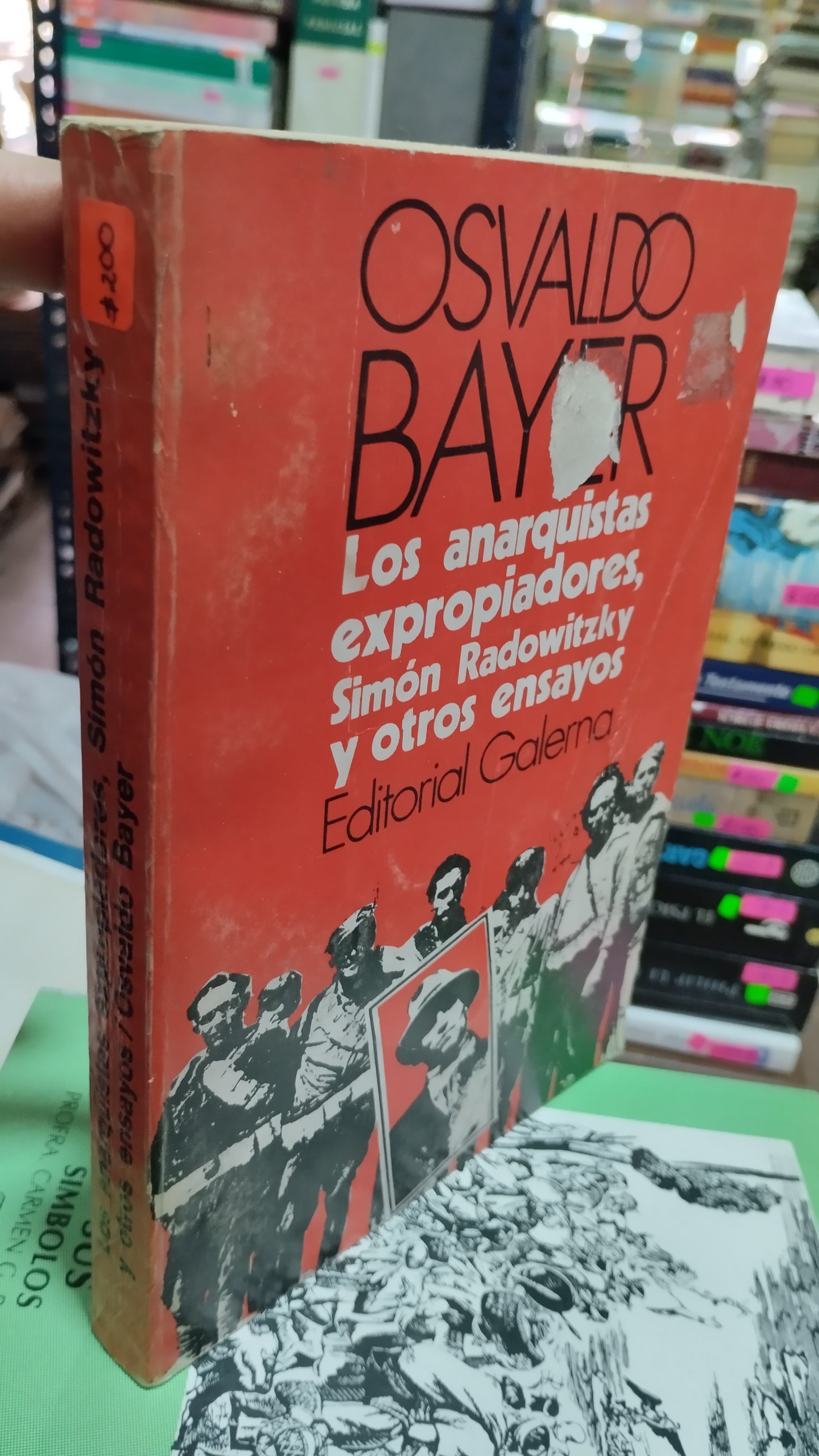 LOS ANARQUISTAS EXPROPIADORES SIMON RADOWITZKY Y OTROS ENSAYOS POR OSVALDO BAYER LIBRO USADO ANTIGUO ALDAMA