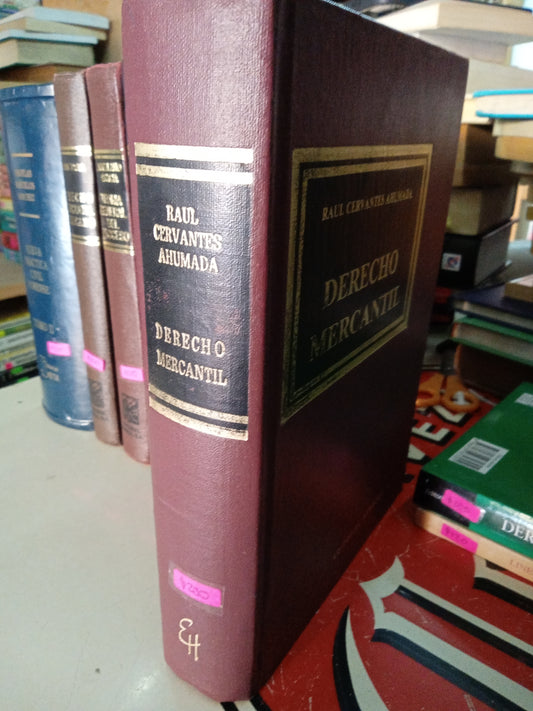 DERECHO MERCANTIL POR RAUL CERVANTES AHUMADA USADO DERECHO LITERARIO 207
