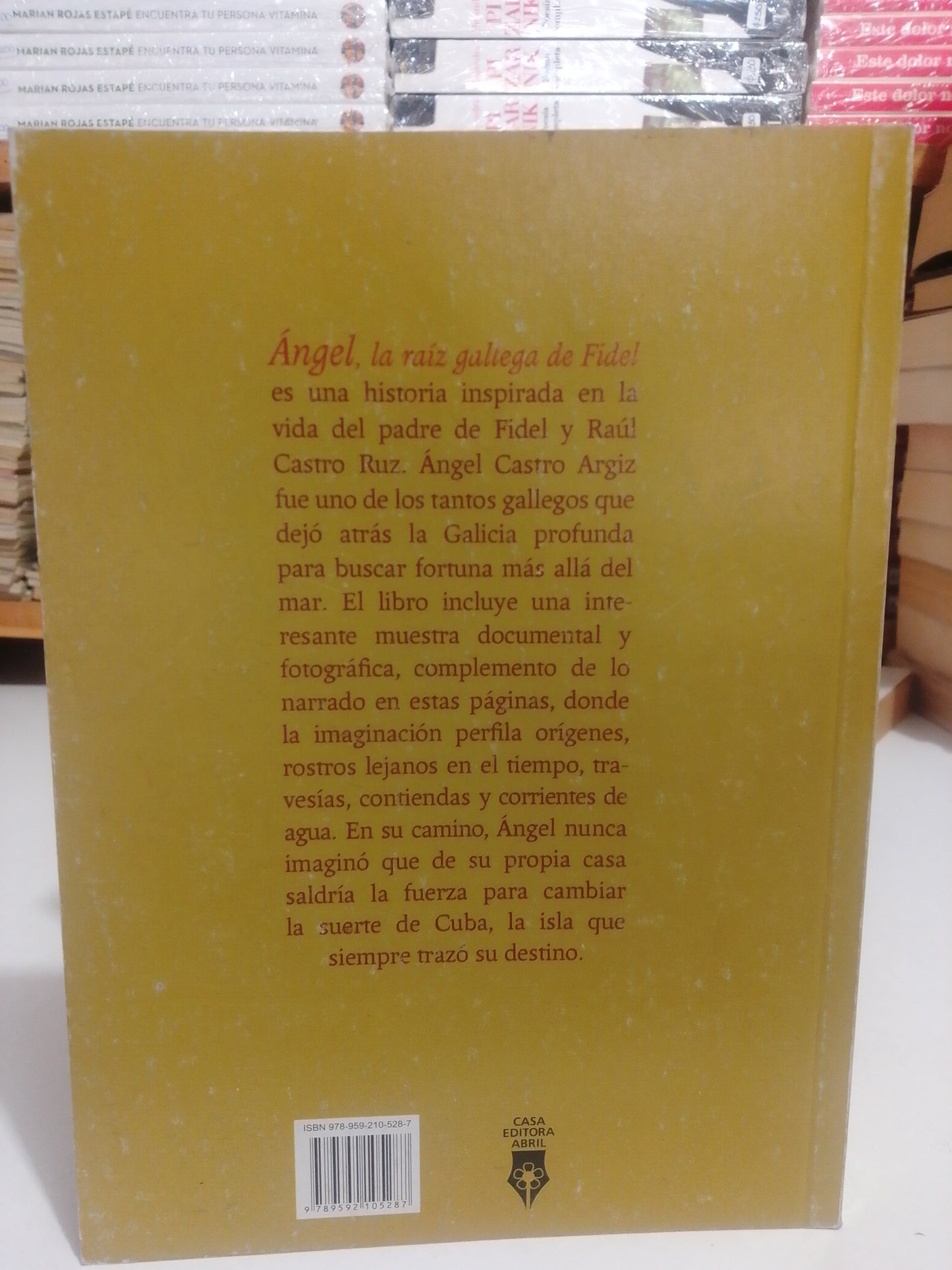 ANGEL LA RAIZ GALLEGA DE FIDEL POR KATIUSKA BLANCO CASTIÑEIRA USADO NOVELA JUAREZ