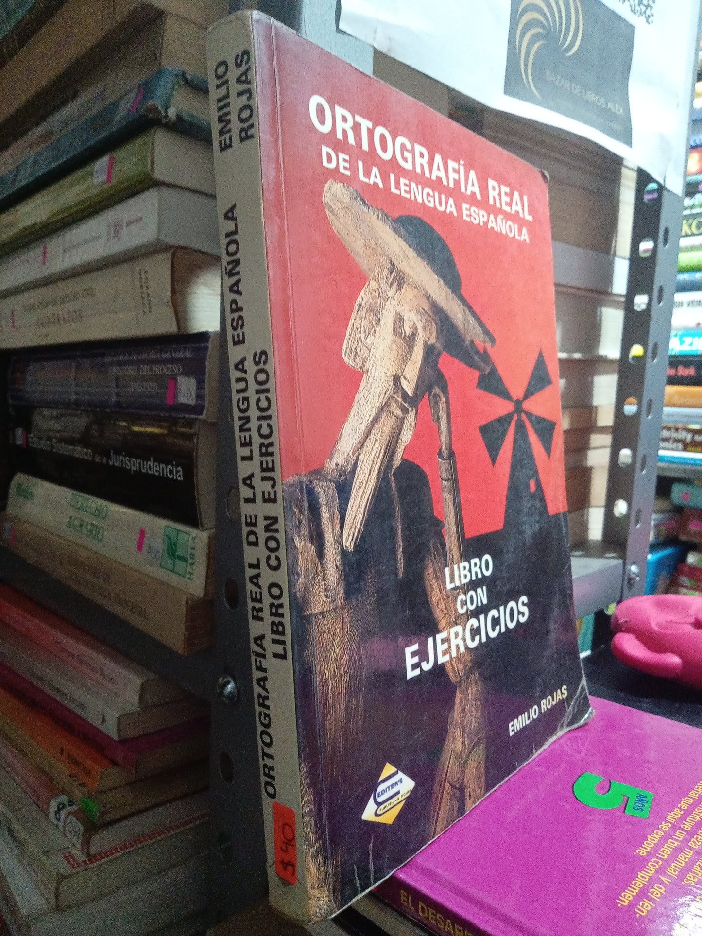 ORTOGRAFIA REAL DE LA LENGUA ESPAÑOLA LIBRO CON EJERCICIOS POR EMILIO ROJAS USADO EDUCACION JUAREZ