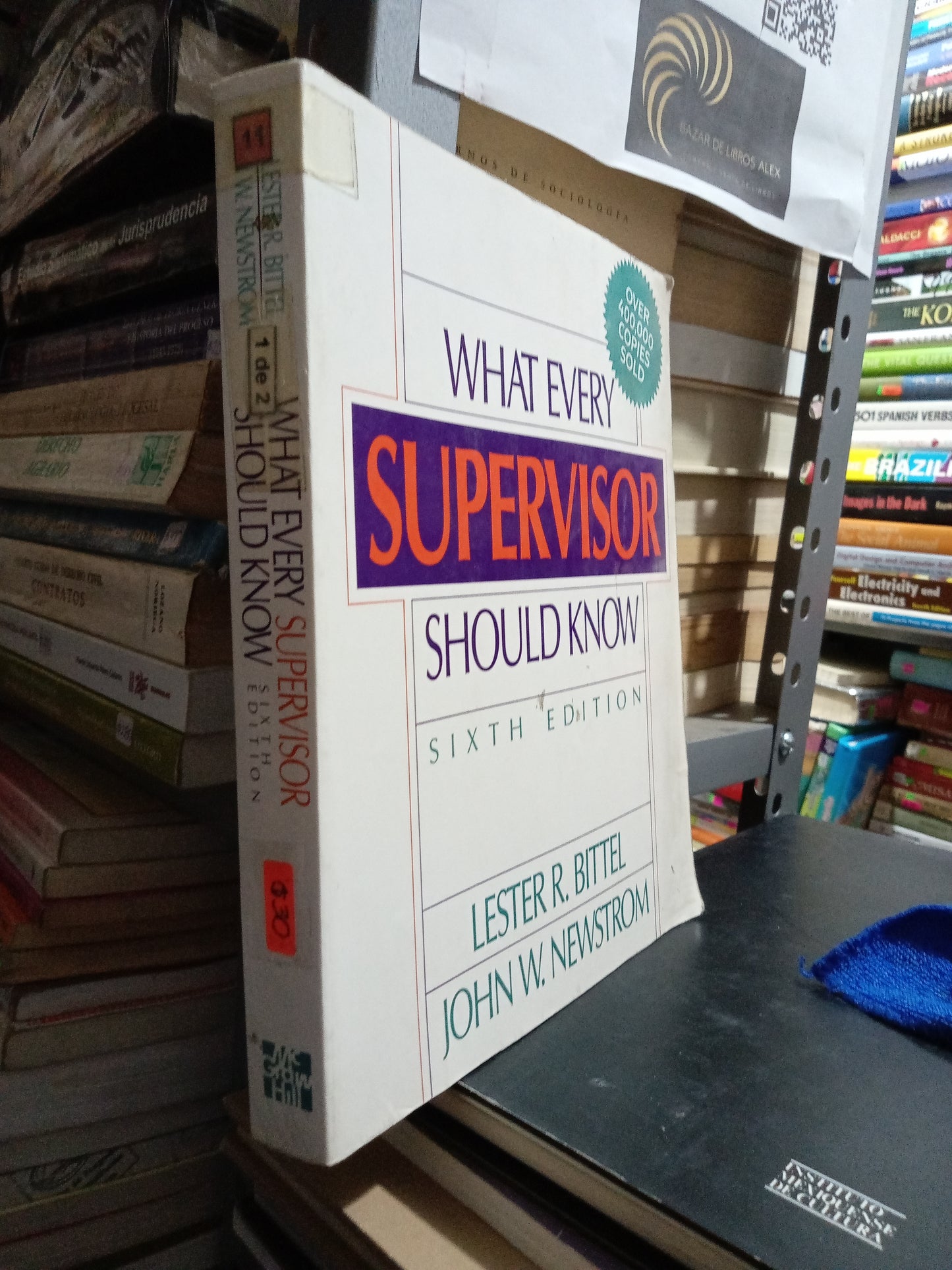 WHAT EVERY SUPERVISOR SHOULD KNOW POR LESTER R BITTEL USADO COMPUTACION JUAREZ