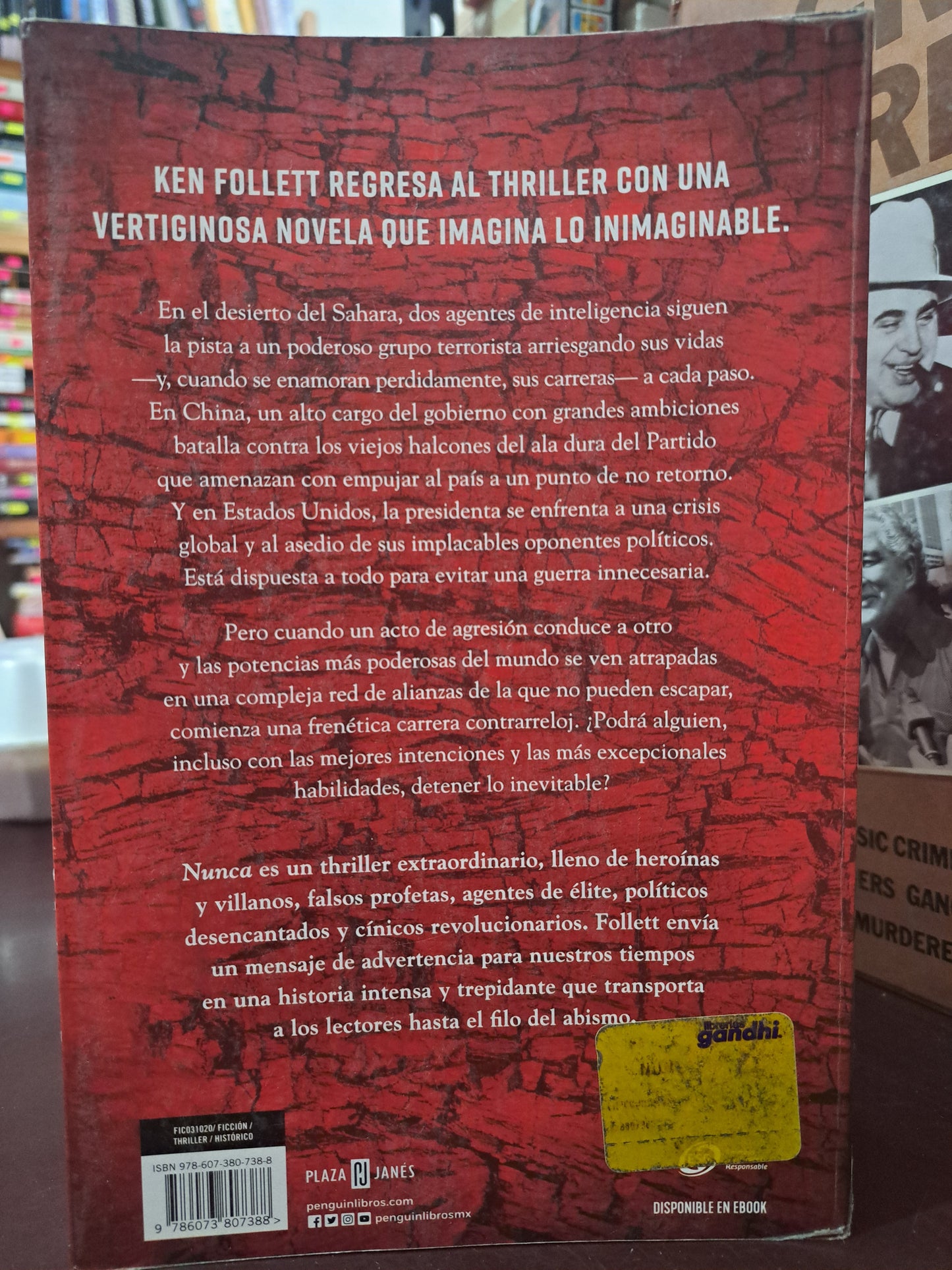 NUNCA KEN FOLLETT USADO NOVELA LITERARIO 305