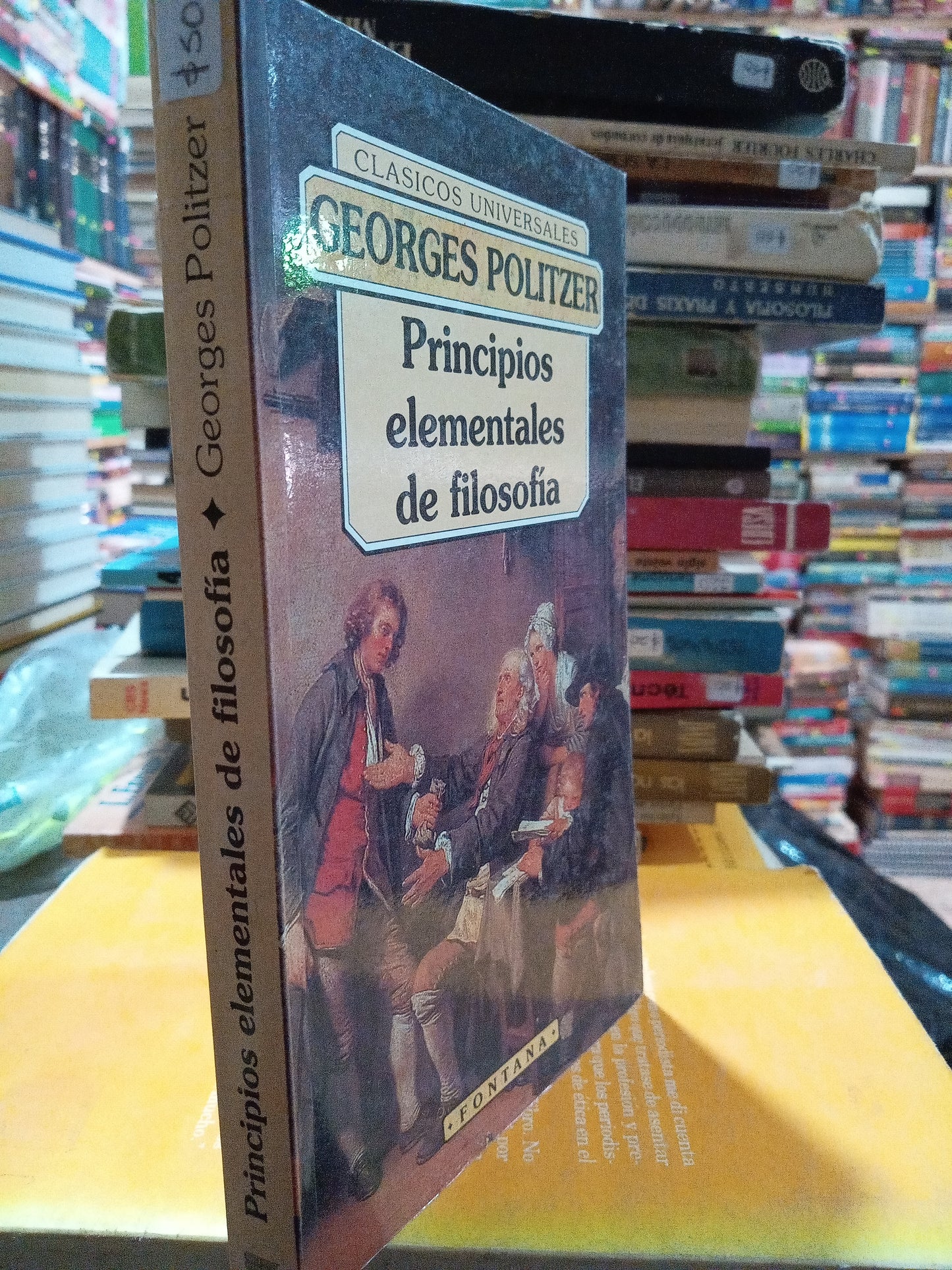 PRINCIPIOS ELEMENTALES DE FILOSOFÍA POR GEORGES POLITZER USADO SOCIOLOGIA ALDAMA