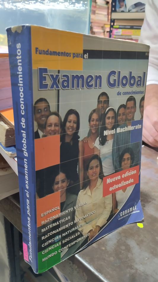 FUNDAMENTOS PARA EL EXAMEN GLOBAL DE CONOCIMIENTOS LIBRO USADO EDUCACION ALDAMA