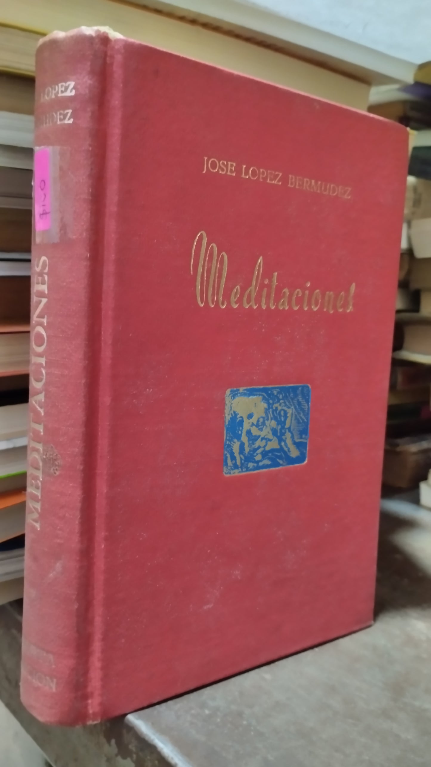 MEDITACIONES POR JOSE LOPEZ BERMUDEZ LIBRO USADO SUPERACION PERSONAL ALDAMA