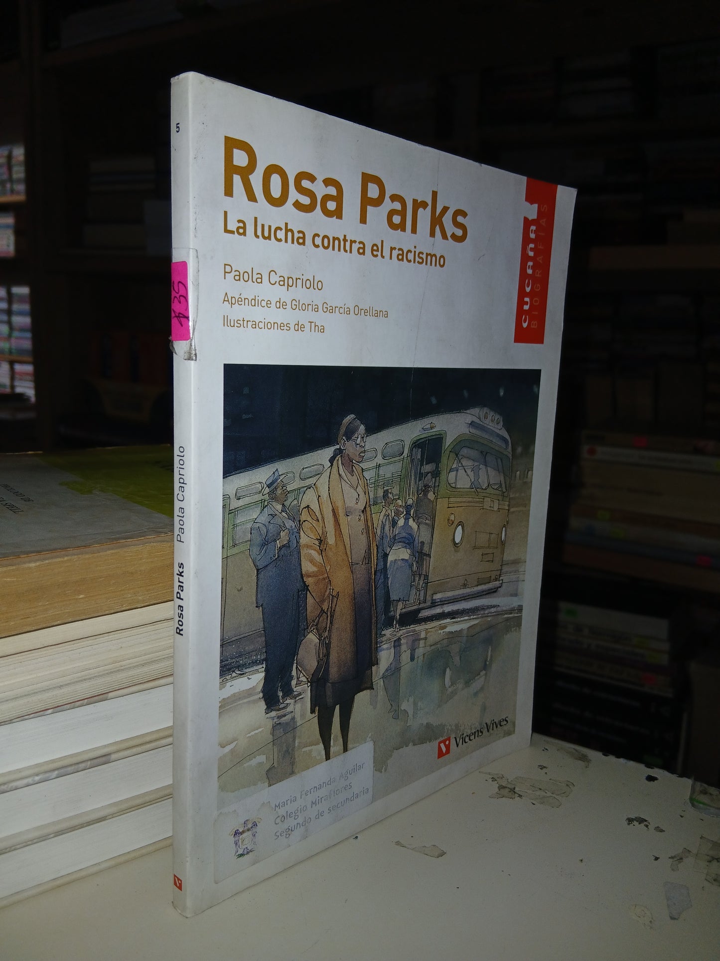 ROSA PARKS LA LUCHA CONTRA EL RACISMO POR PAOLA CAPRIOLO USADO NOVELA LITERARIO 207