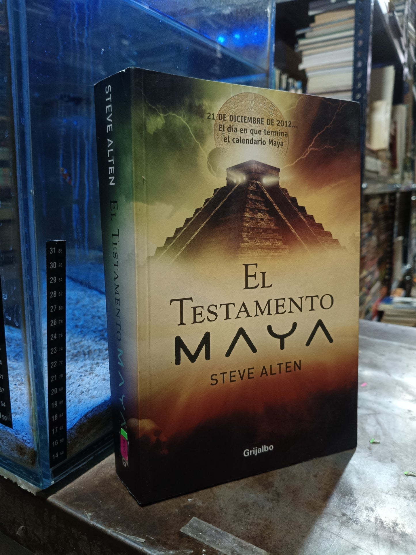 EL TESTAMENTO MAYA POR STEVE ALTEN USADO NOVELA ALDAMA