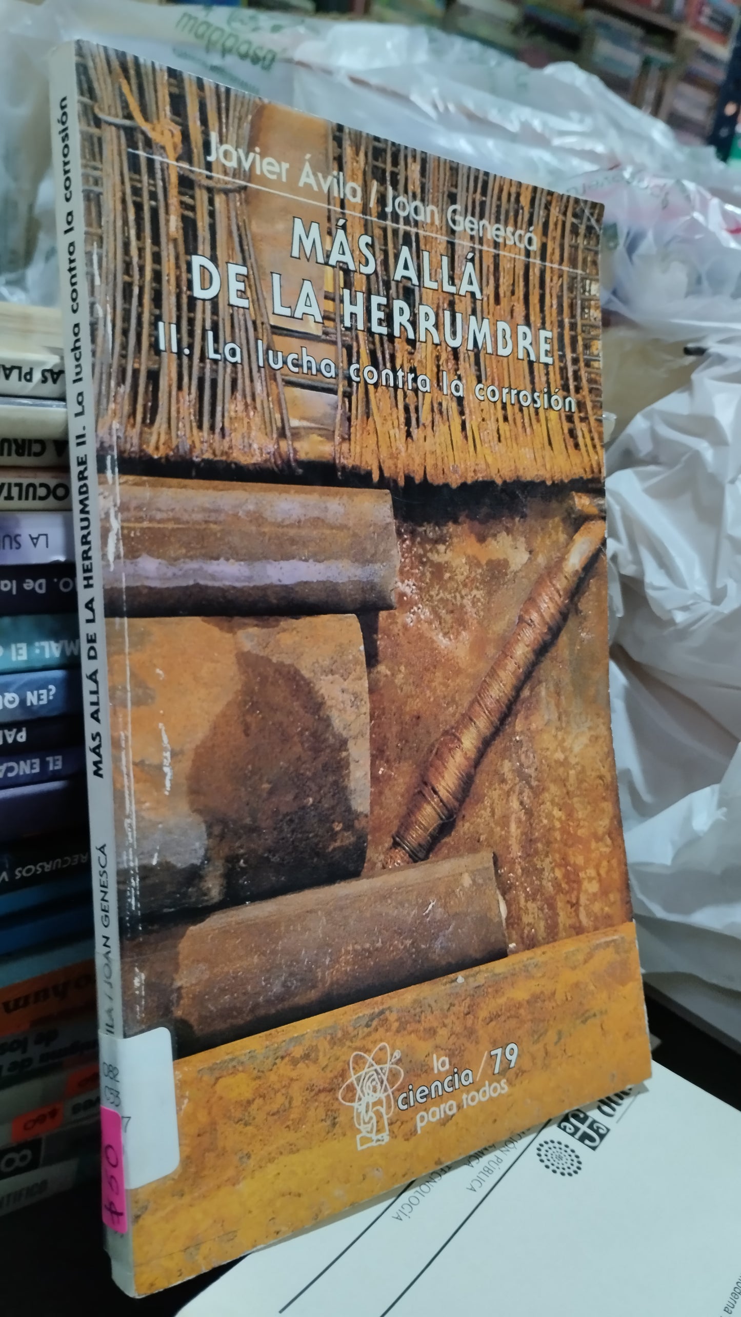 MAS ALLA DE LA HERRUMBRE POR JAVIER AVILA LIBRO USADO CIENCIA ALDAMA