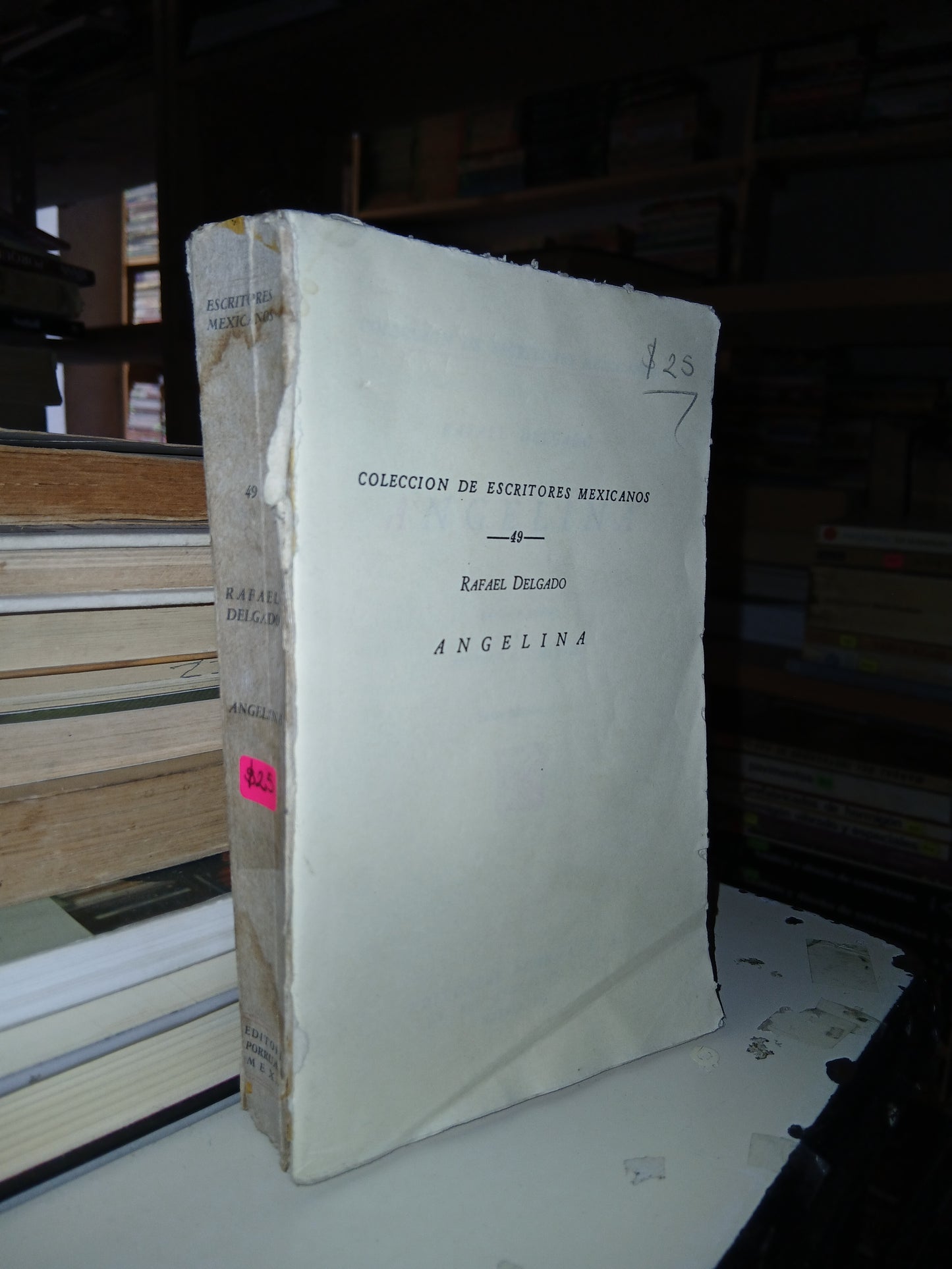 ANGELINA POR RAFAEL DELGADO USADO NOVELA LITERARIO 207