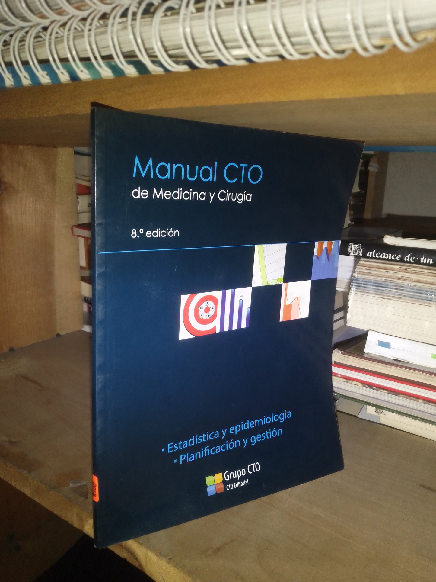 MANUAL CTO DE MEDICINA Y CIRUGÍA: ESTADÍSTICA Y EPIDEMIOLOGÍA,  PLANIFICACIÓN Y GESTIÓN POR ANTONIO MARTÍN CONEJERO USADO MEDICINA LITERARIO 207