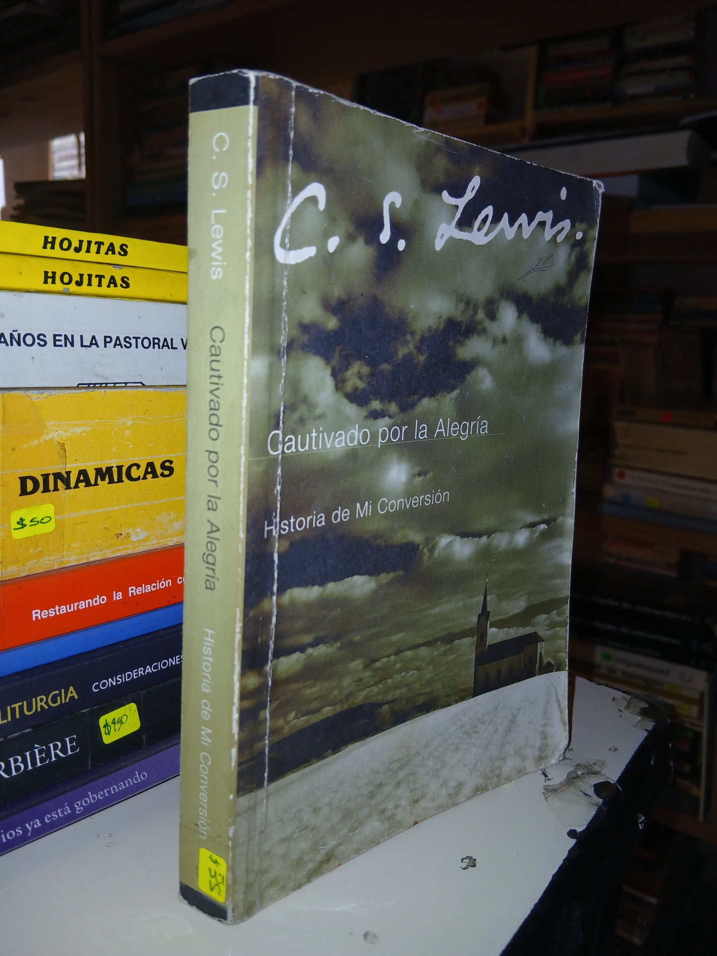CAUTIVADO POR LA ALEGRÍA HISTORIA DE MI CONVERSACIÓN POR C.S. LEWIS USADO RELIGIÓN LITERARIO 207