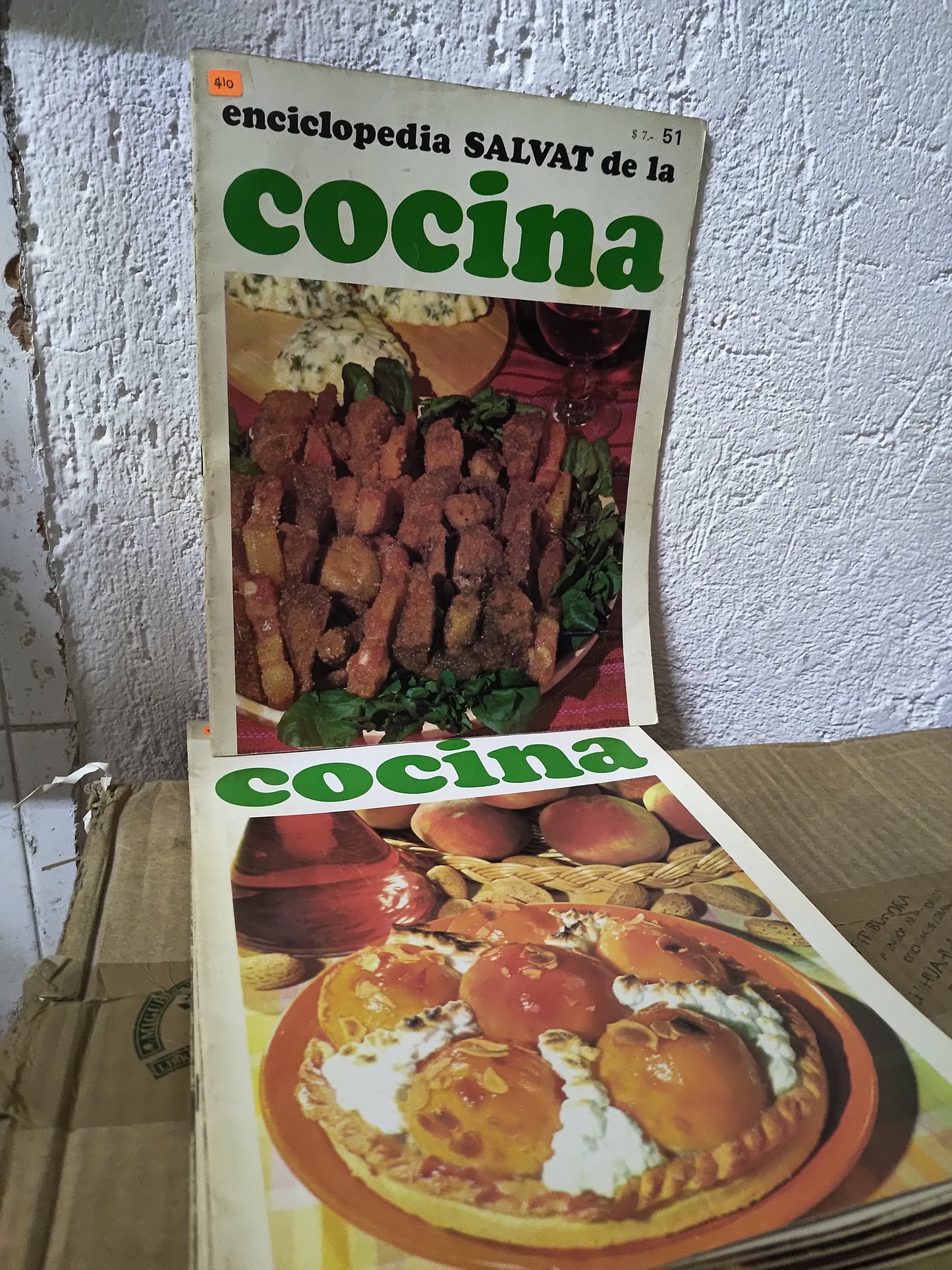 COLECCION DE REVISTAS ENCICLOPEDIA SALVAT DE LA COCINA USADO COCINA JUAREZ 515 6 TOMOS POR $10