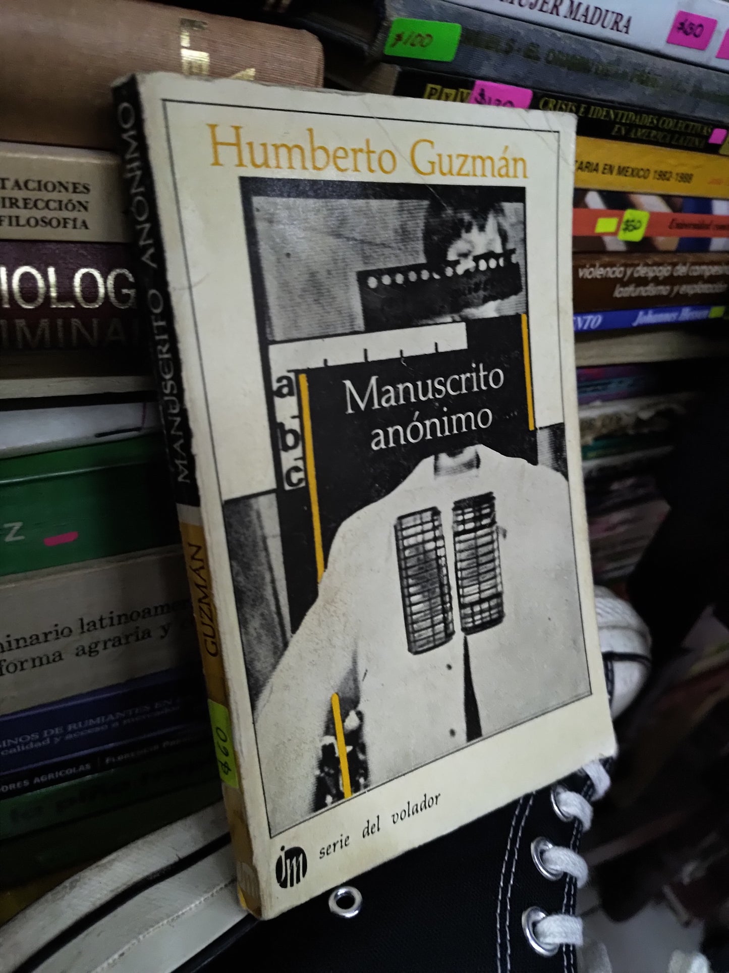 MANUSCRITO ANONIMO POR HUMBERTO GUZMAN USADO NOVELAS LITERARIO 207