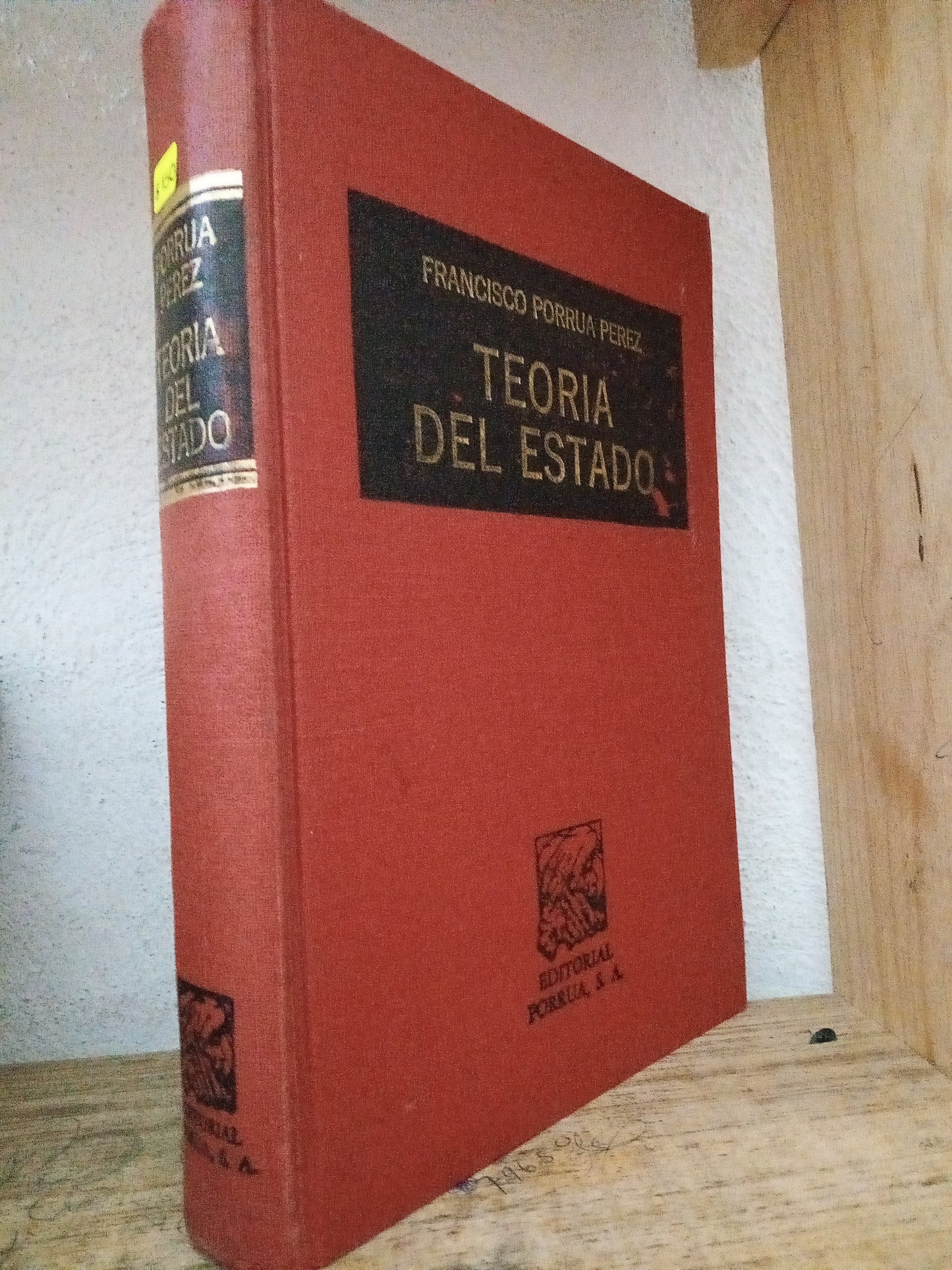 TEORIA DEL ESTADO FRANCISCO PORRUA PEREZ USADO DERECHO LITERARIO 305