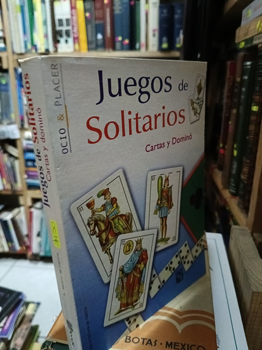 JUEGOS DE SOLITARIOS CARTAS Y DOMINO ALBERTO VALERO CASTRO USADO DEPORTES LITERARIO 305