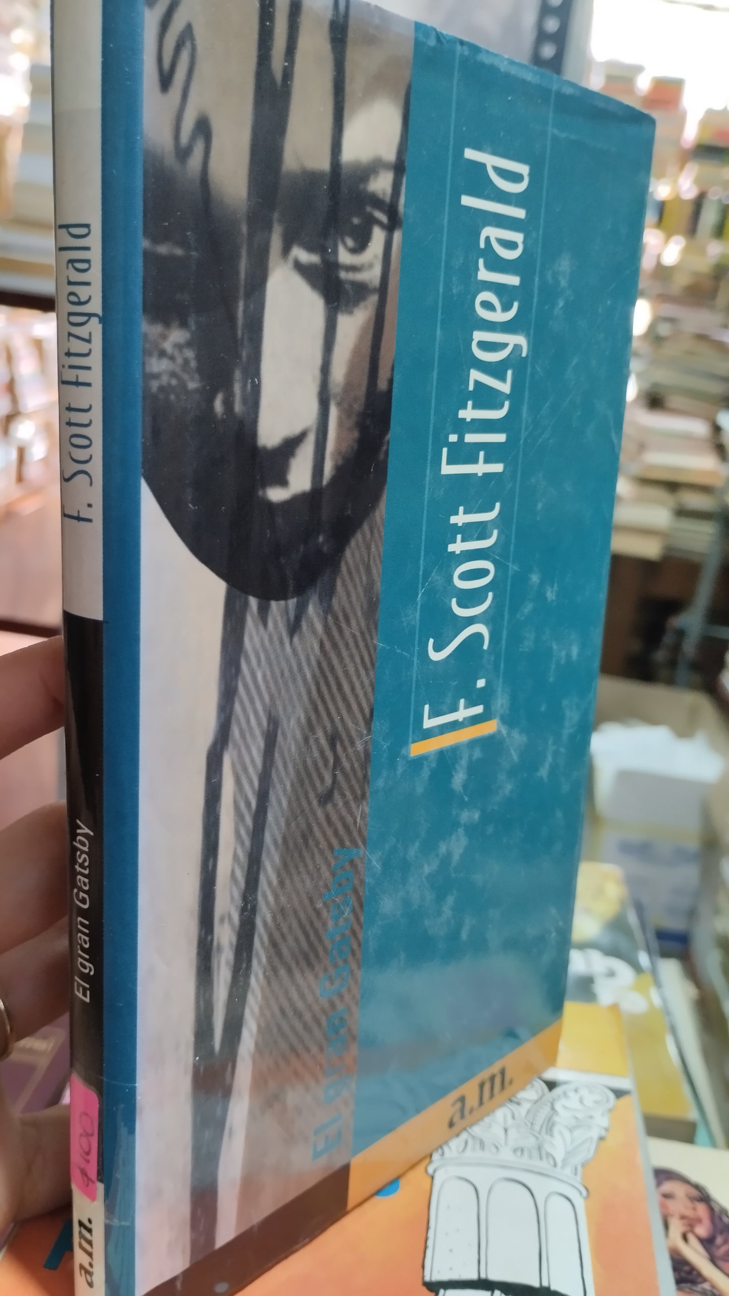 EL GRAN GATSBY POR F SCOTT FITZGERALD LIBRO USADO NOVELAS ALDAMA