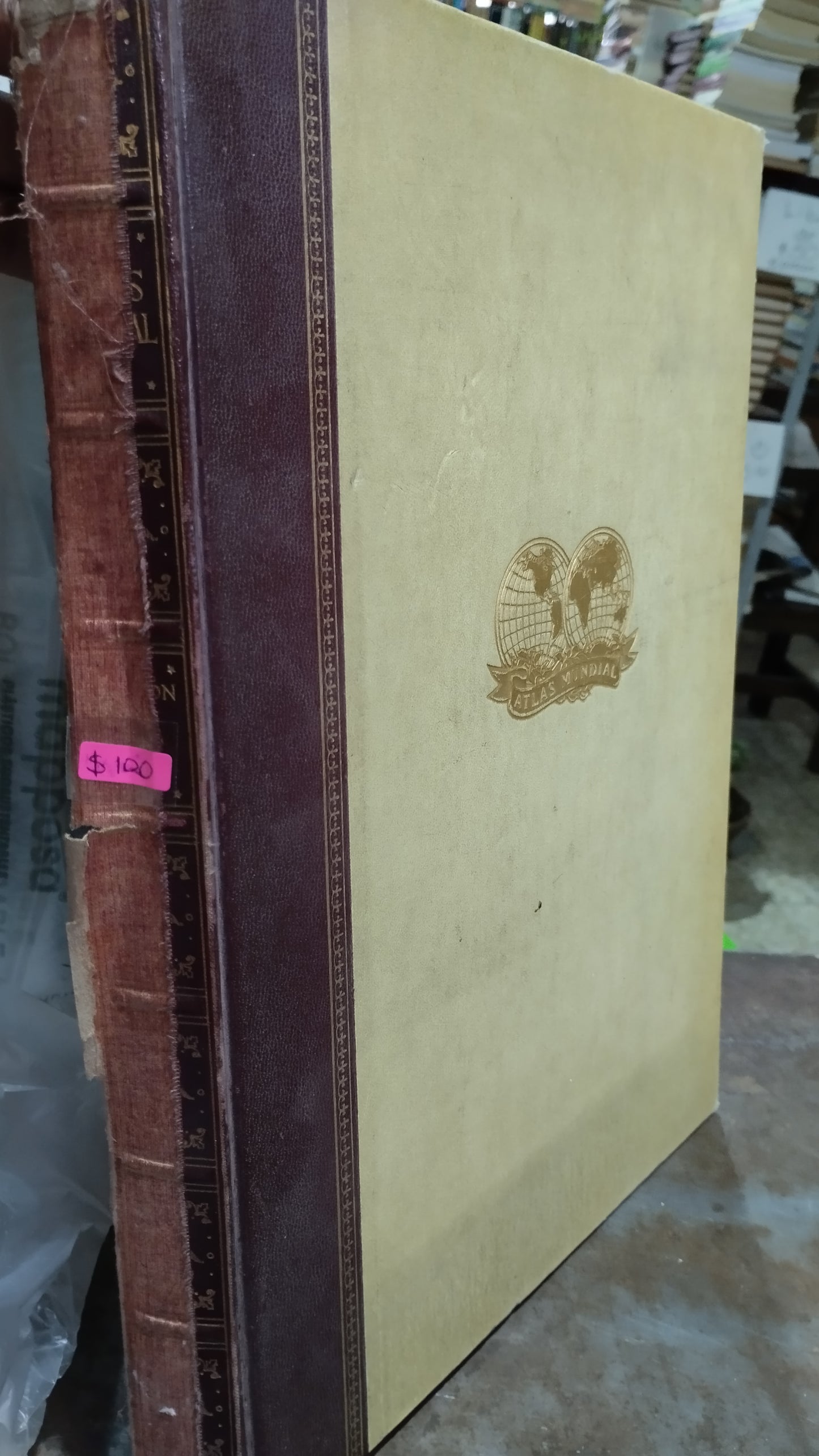 ATLAS MUNDIAL POR JOHN W CLUTE LIBRO USADO GEOGRAFÍA ALDAMA