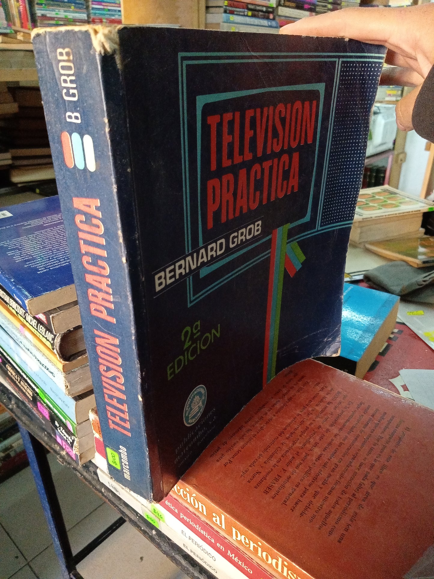 TELEVISION PRACTICA POR BERNARD GROB USADO PERIODISMO LITERARIO 207