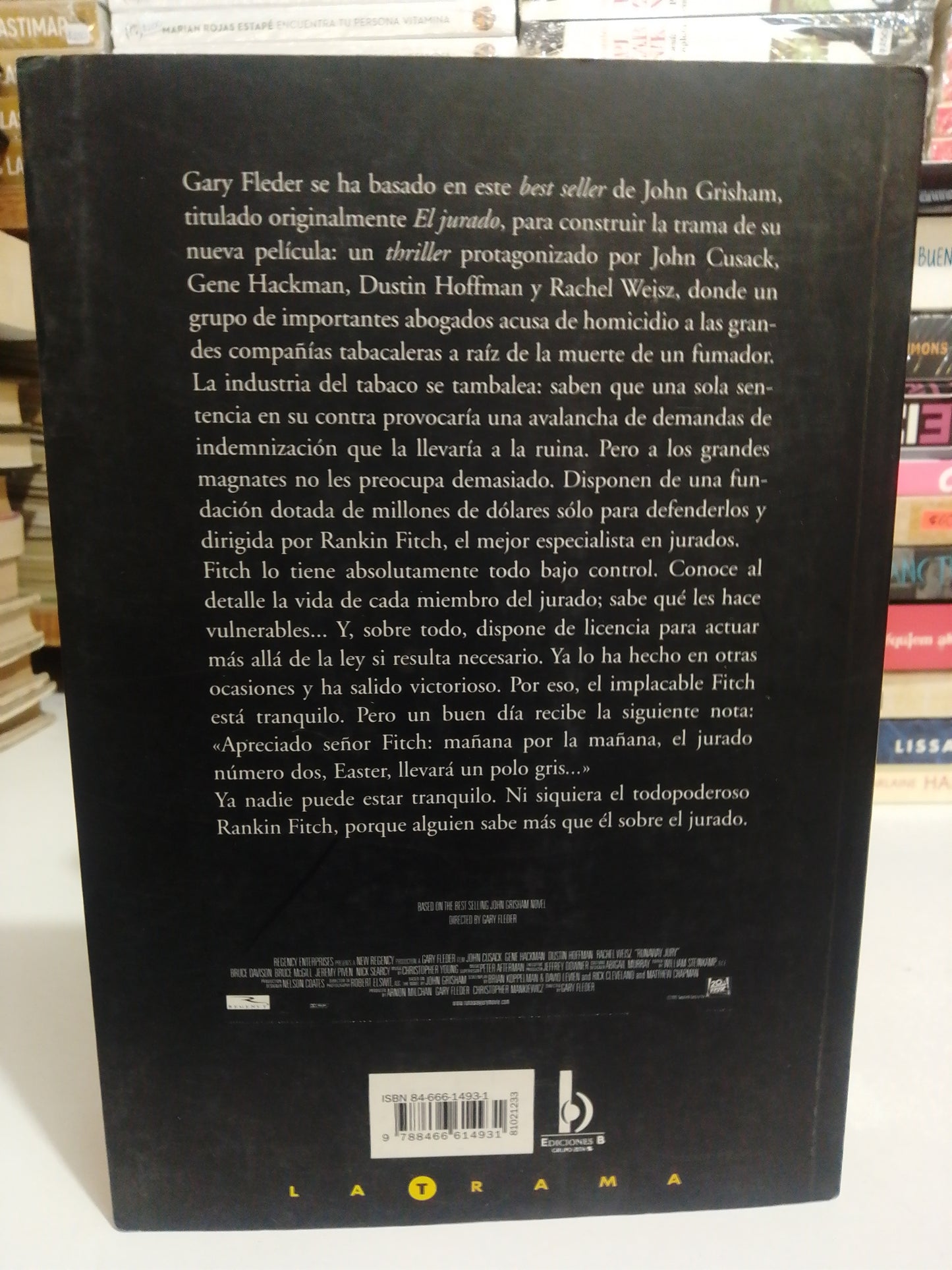 TRIBUNAL EN FUGA EL JURADO POR JOHN GRISHAM USADO NOVELA JUAREZ