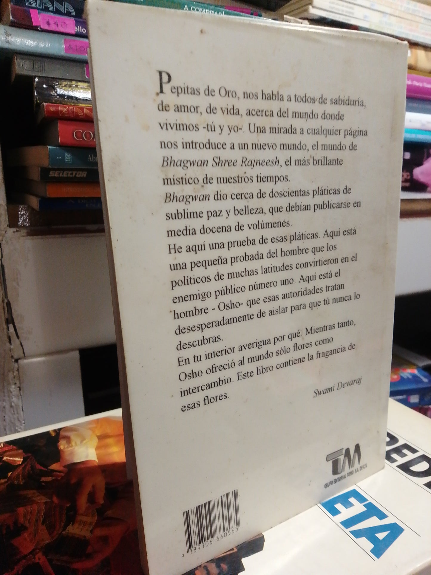 PEPITAS DE ORO POR OSHO USADO SUP.PERSONALJUAREZ