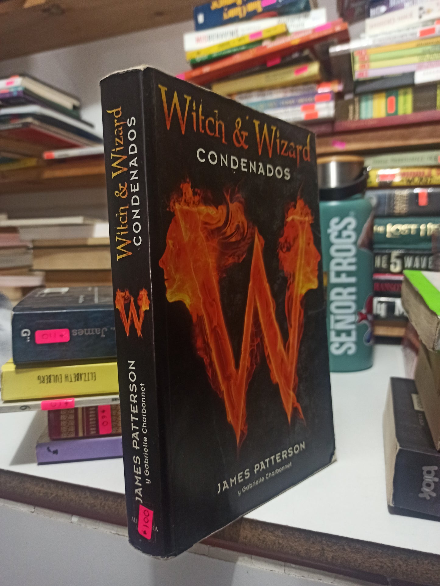 WITCH Y WIZARD CONDENADOS POR JAMES PATTERSON USADO NOVELAS JUÁREZ