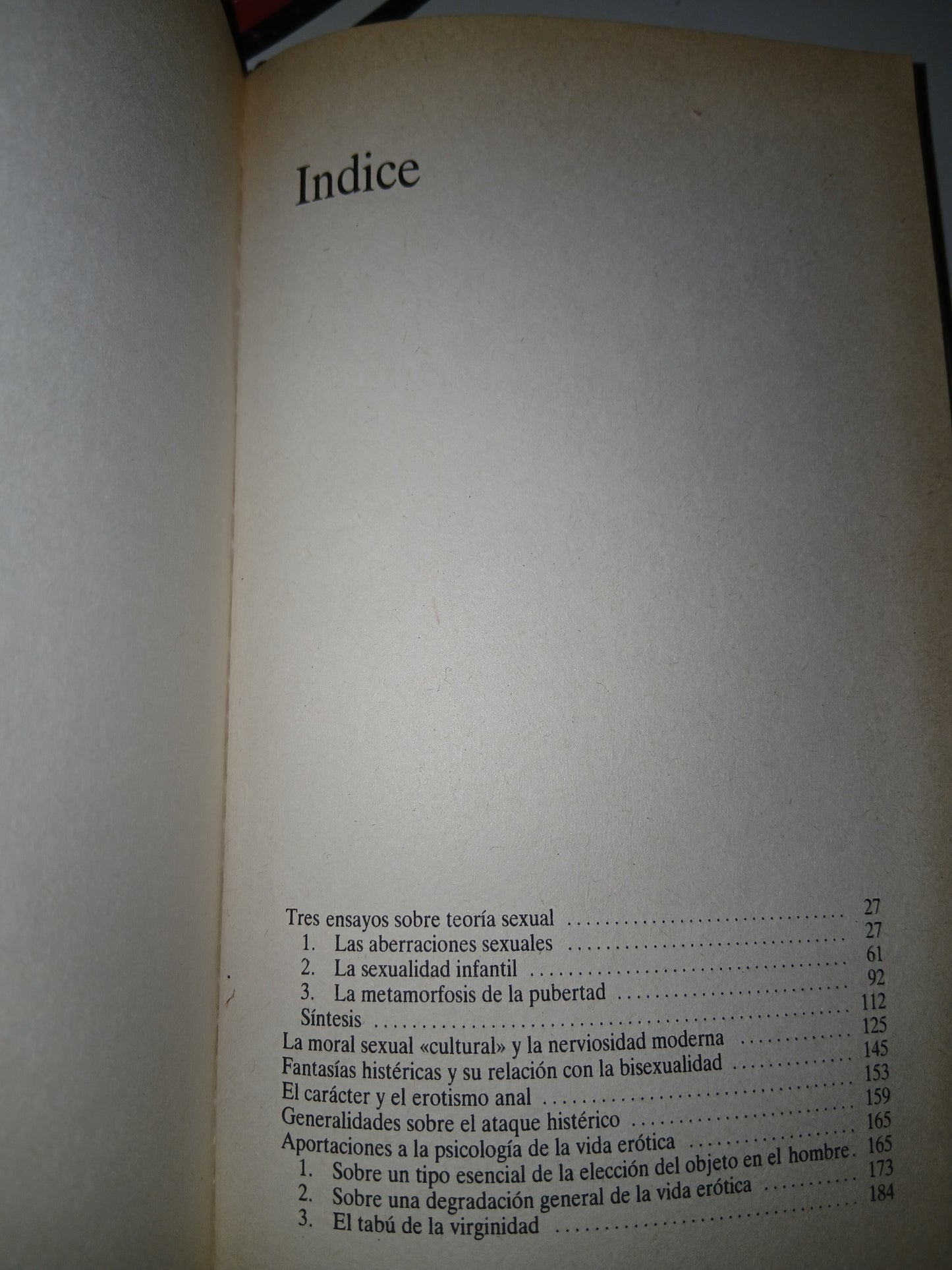 ENSAYOS SOBRE SEXUALIDAD POR SIGMUND FREUD USADO NOVELA LITERARIO 207